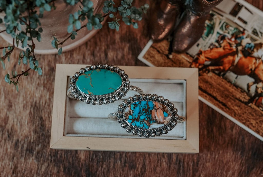 turquoise cuffs