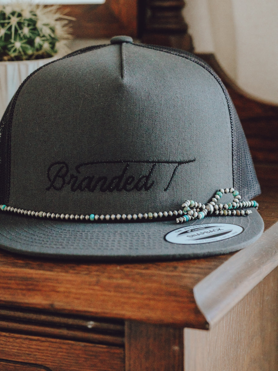 Bow • Pearl & Turquoise Hat Band
