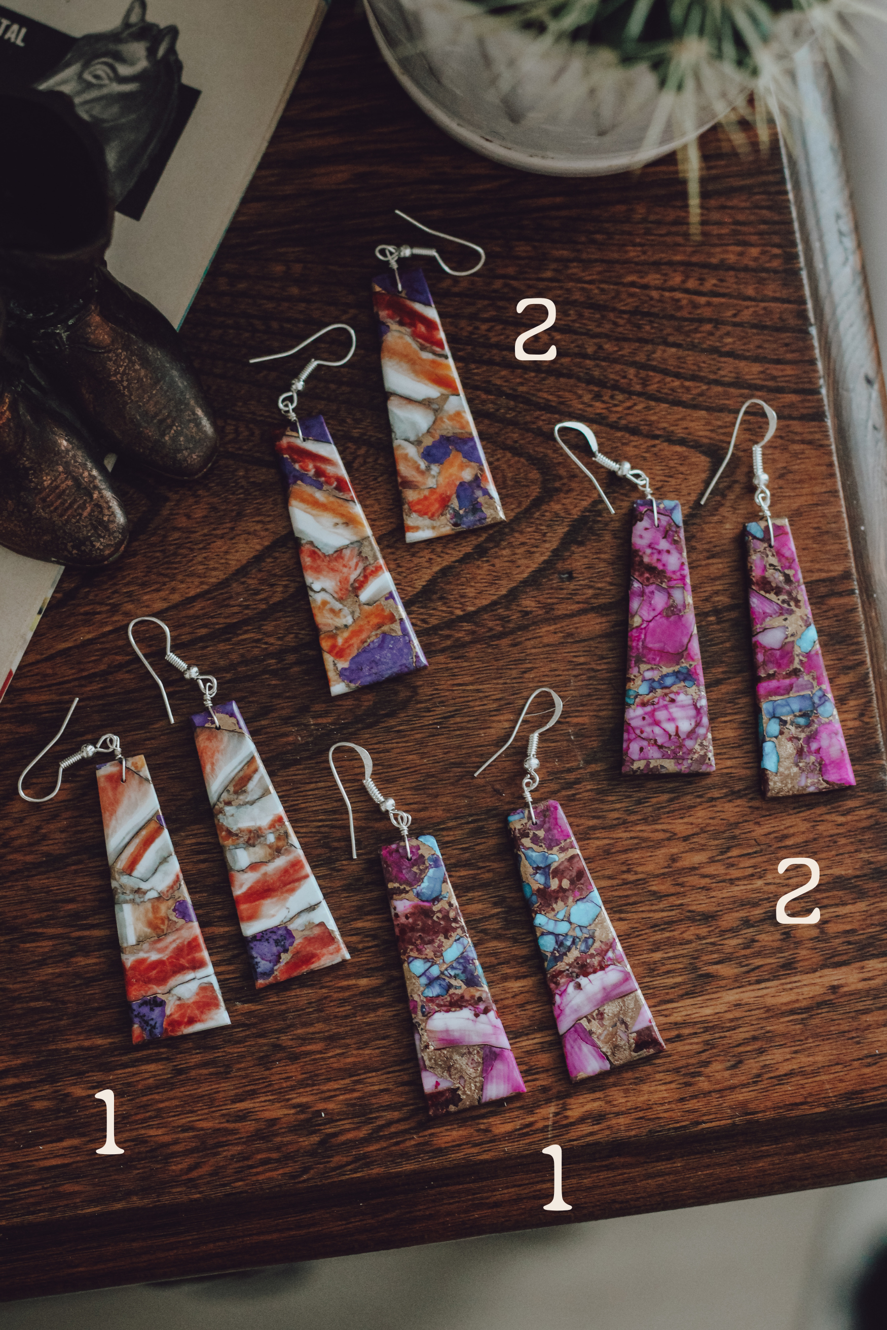 Bristol •  Slab Earrings