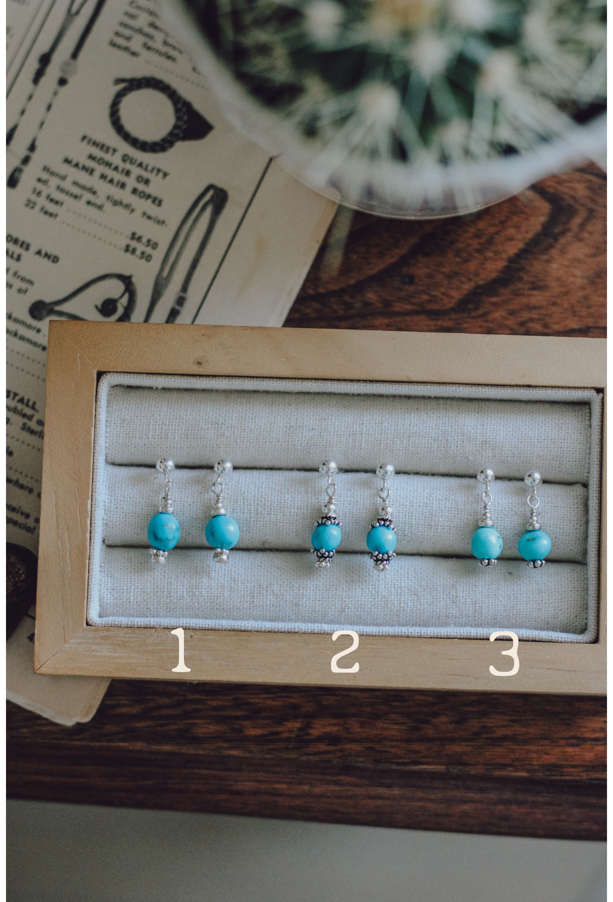 Hannah • Mini Drop Earrings