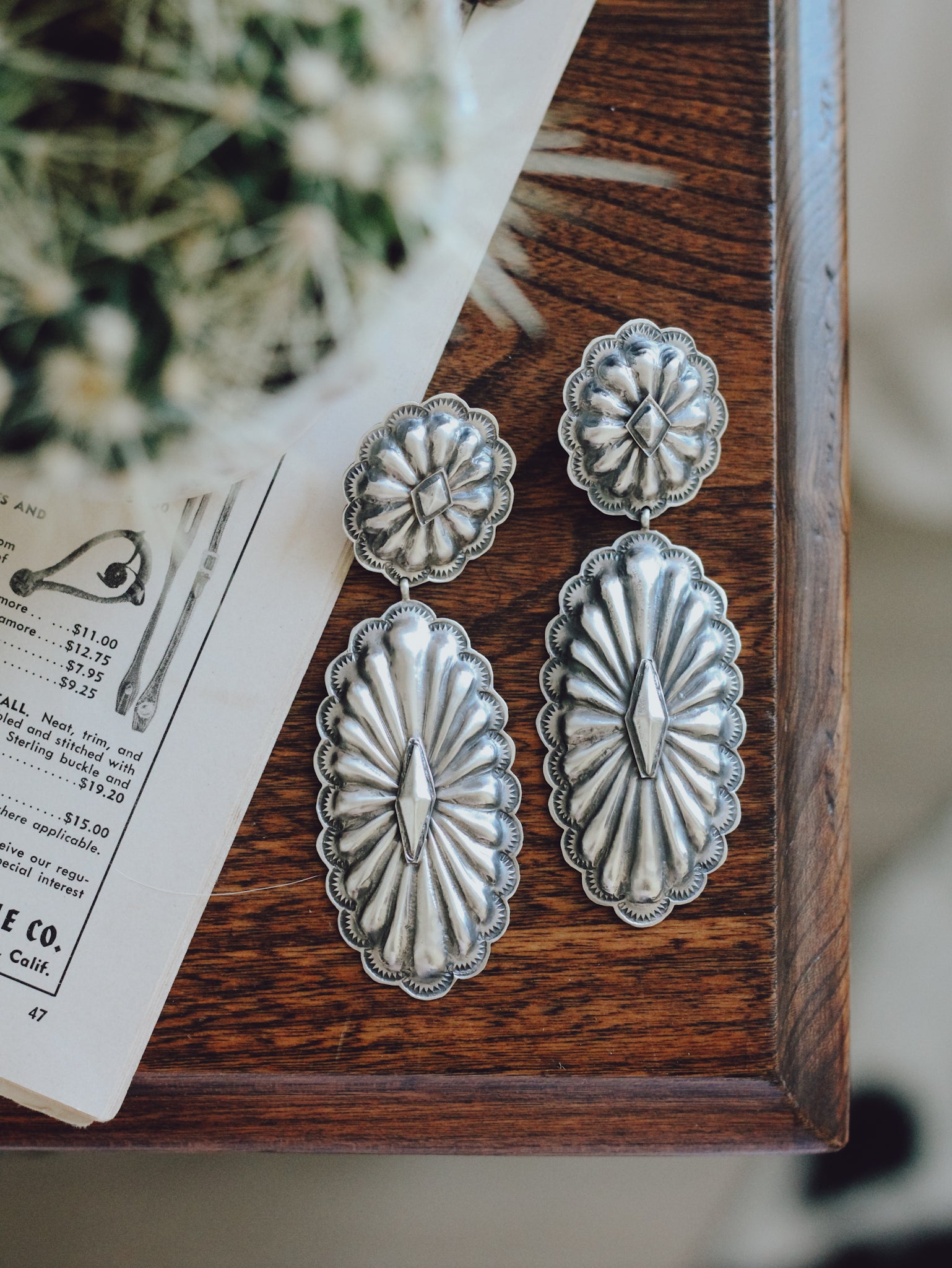 Socorro • Silver Drop Earrings