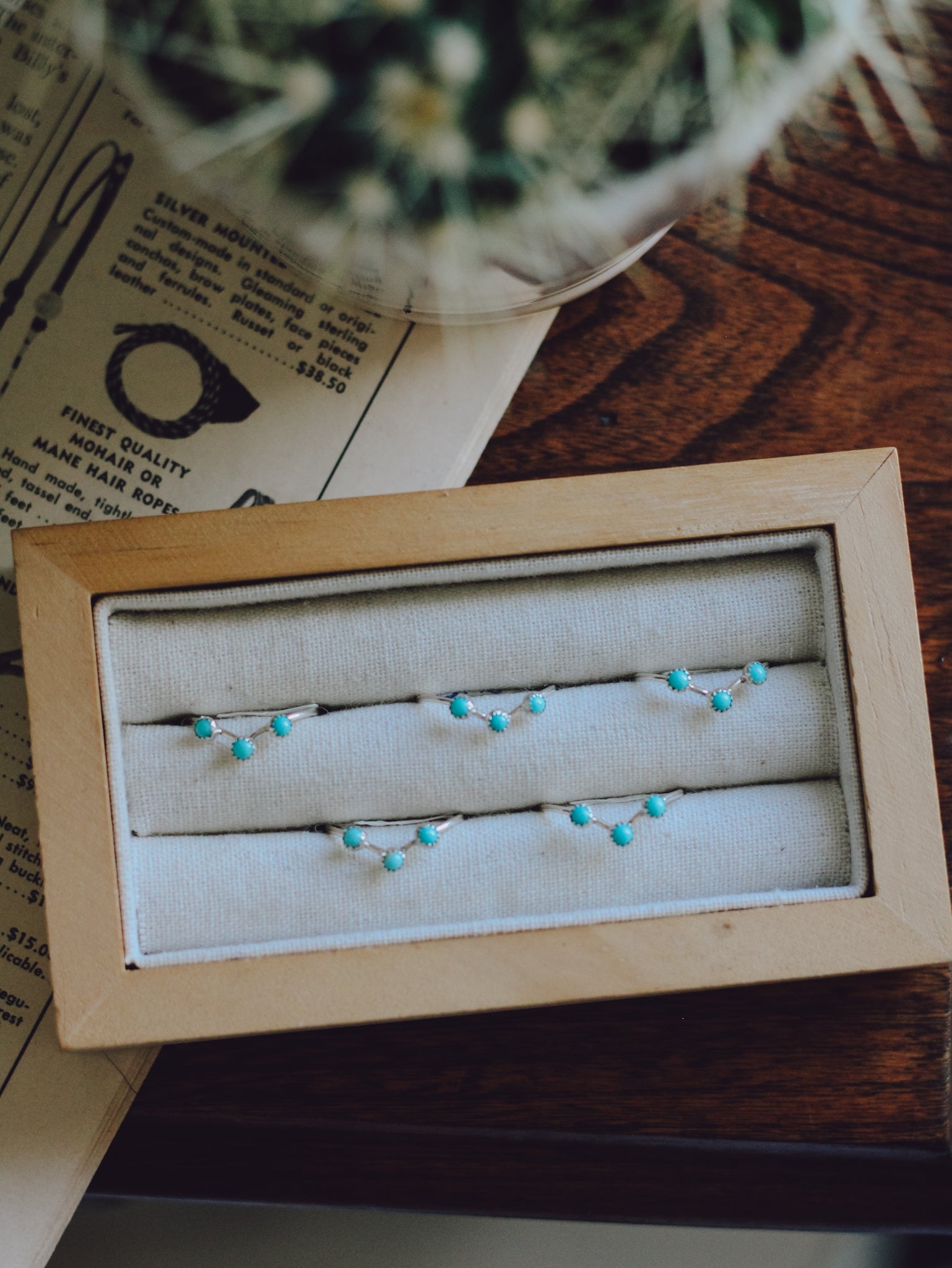 Brie • Turquoise Stacker Ring