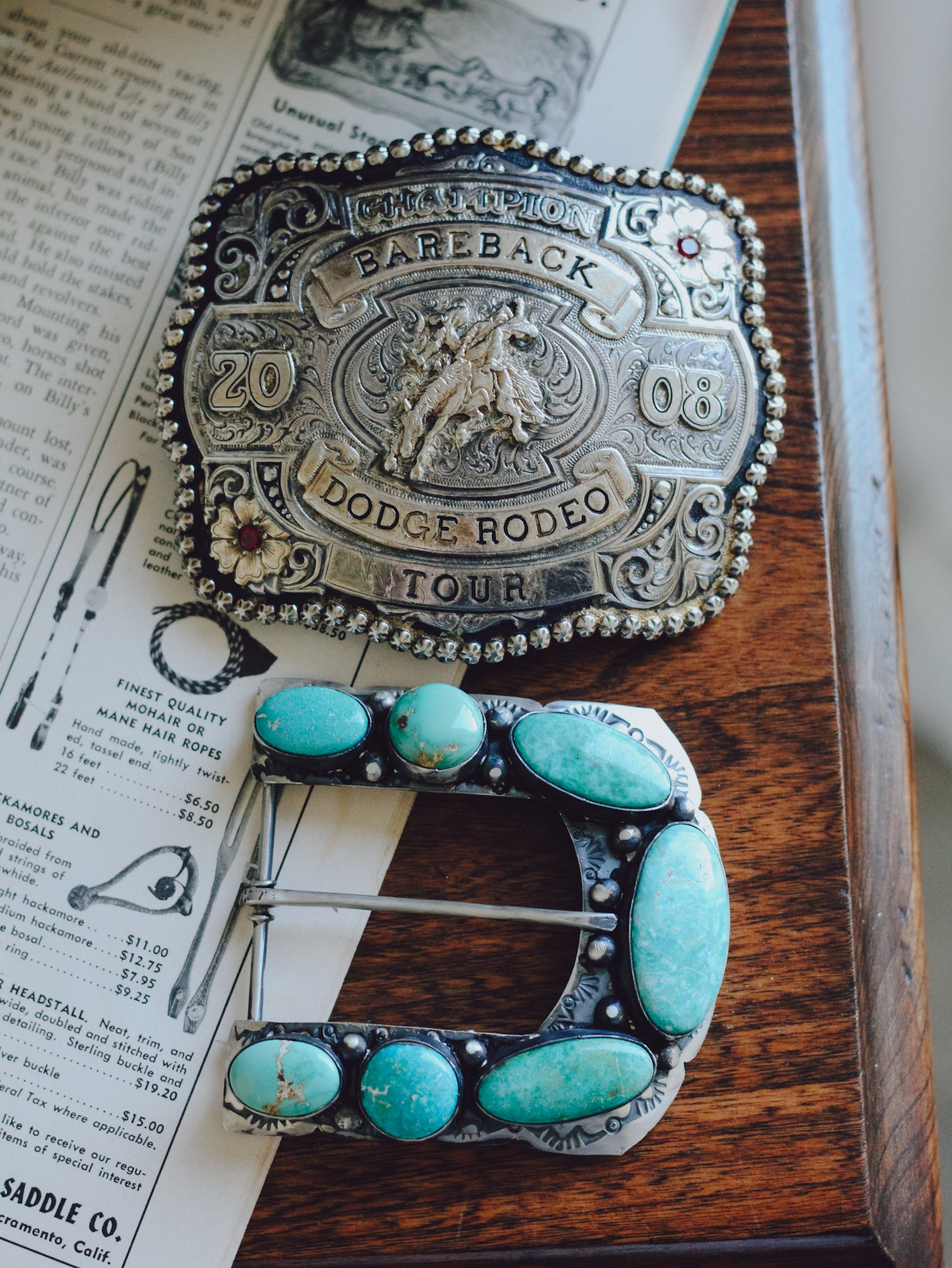 Sagebrush • Oversized Turquoise Belt Buckle