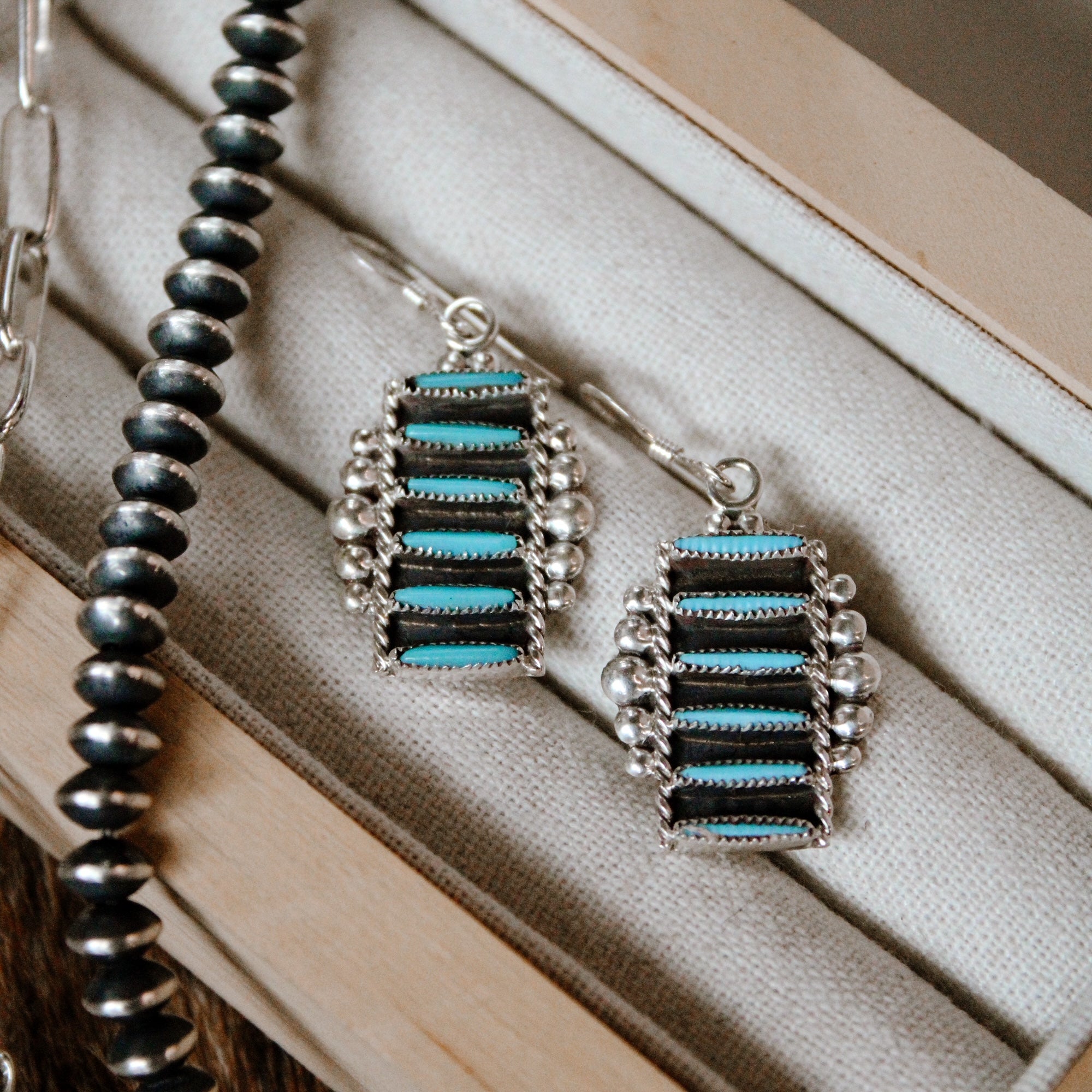 Willow • Needlepoint Earrings