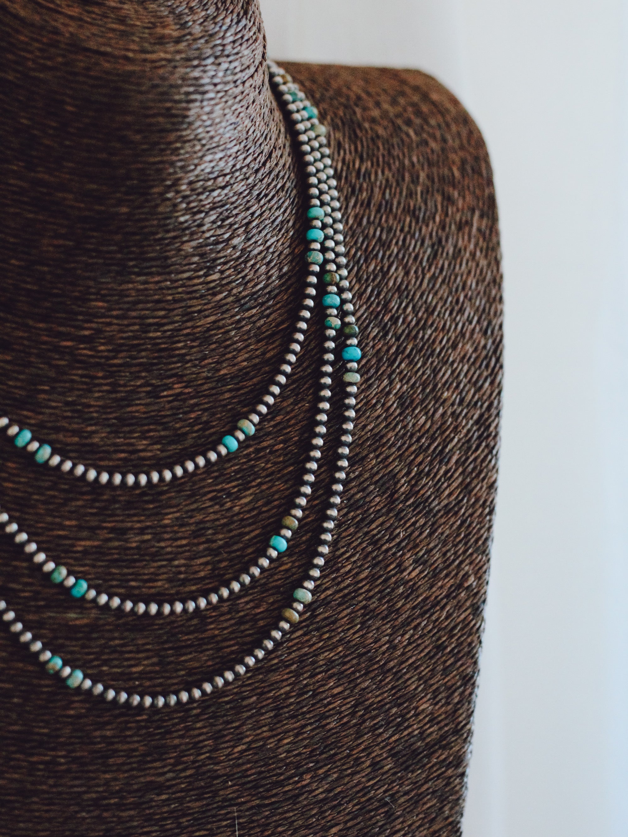 Pearls • 3mm with Turquoise