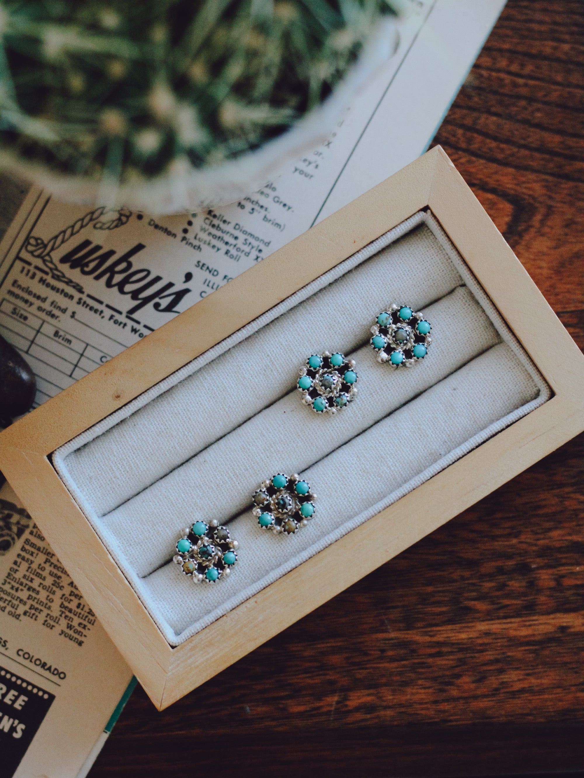 Juniper • Turquoise Studs