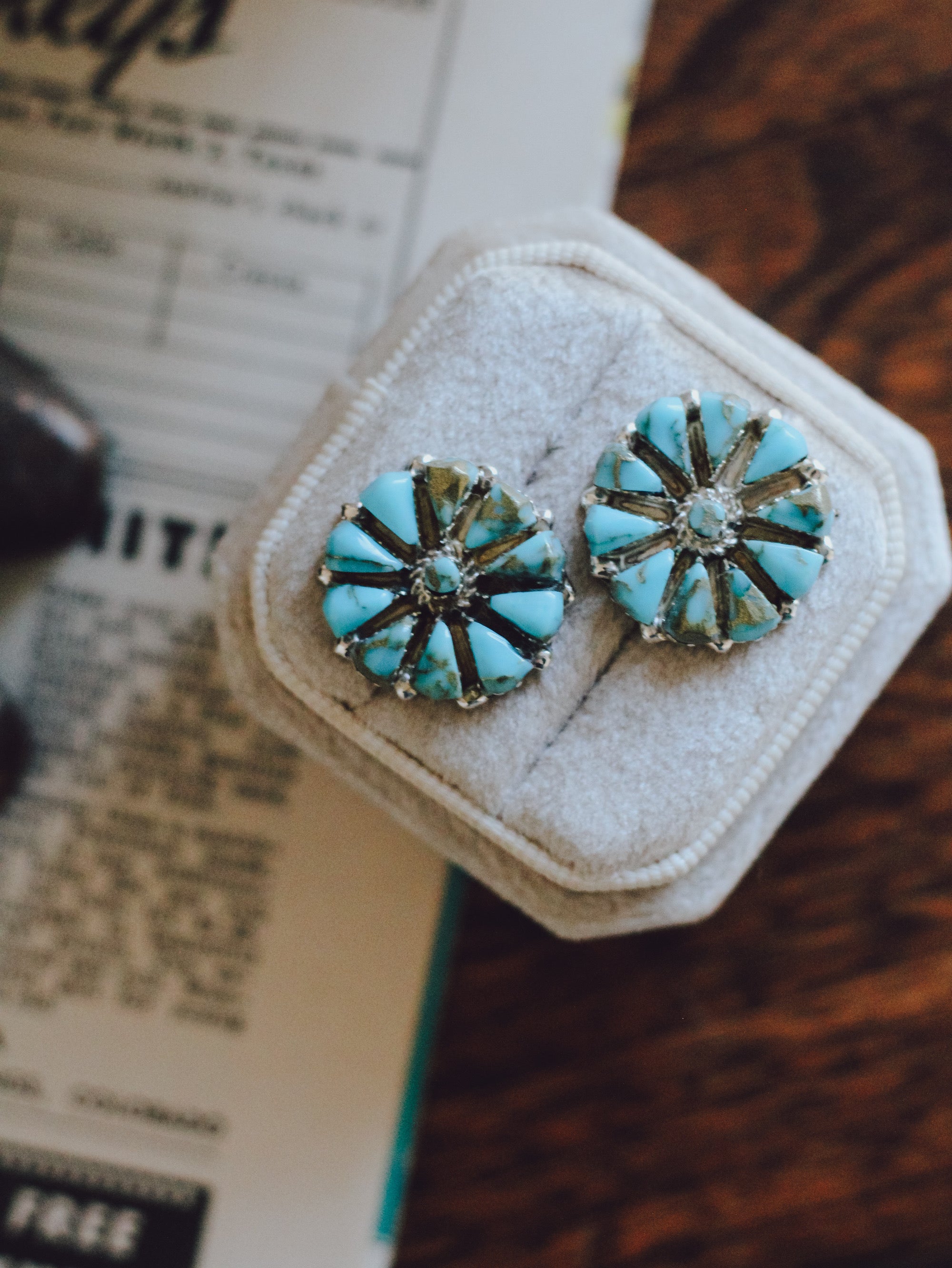 Rowel • Turquoise Studs