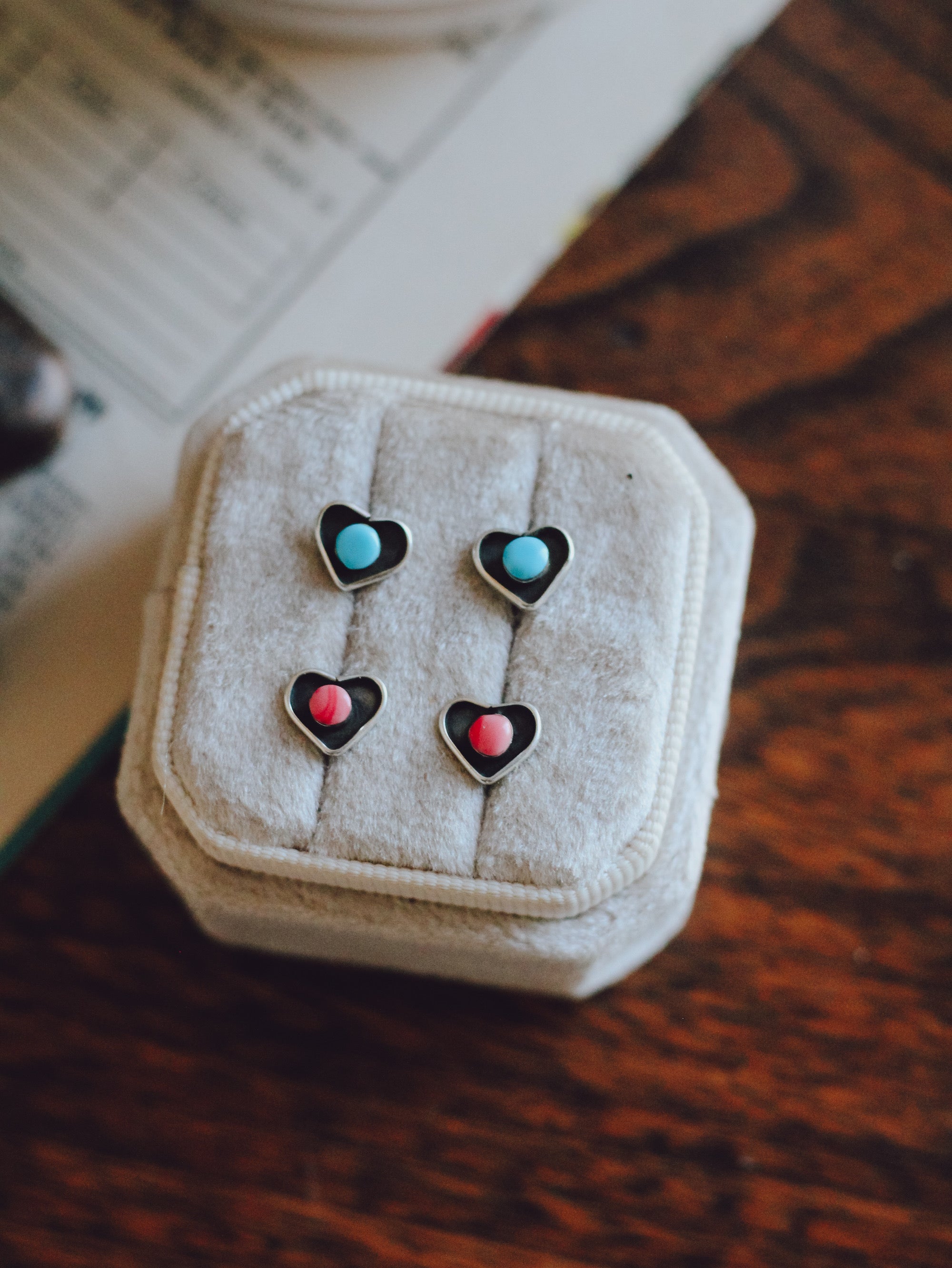 Elsie • Mini Heart Studs