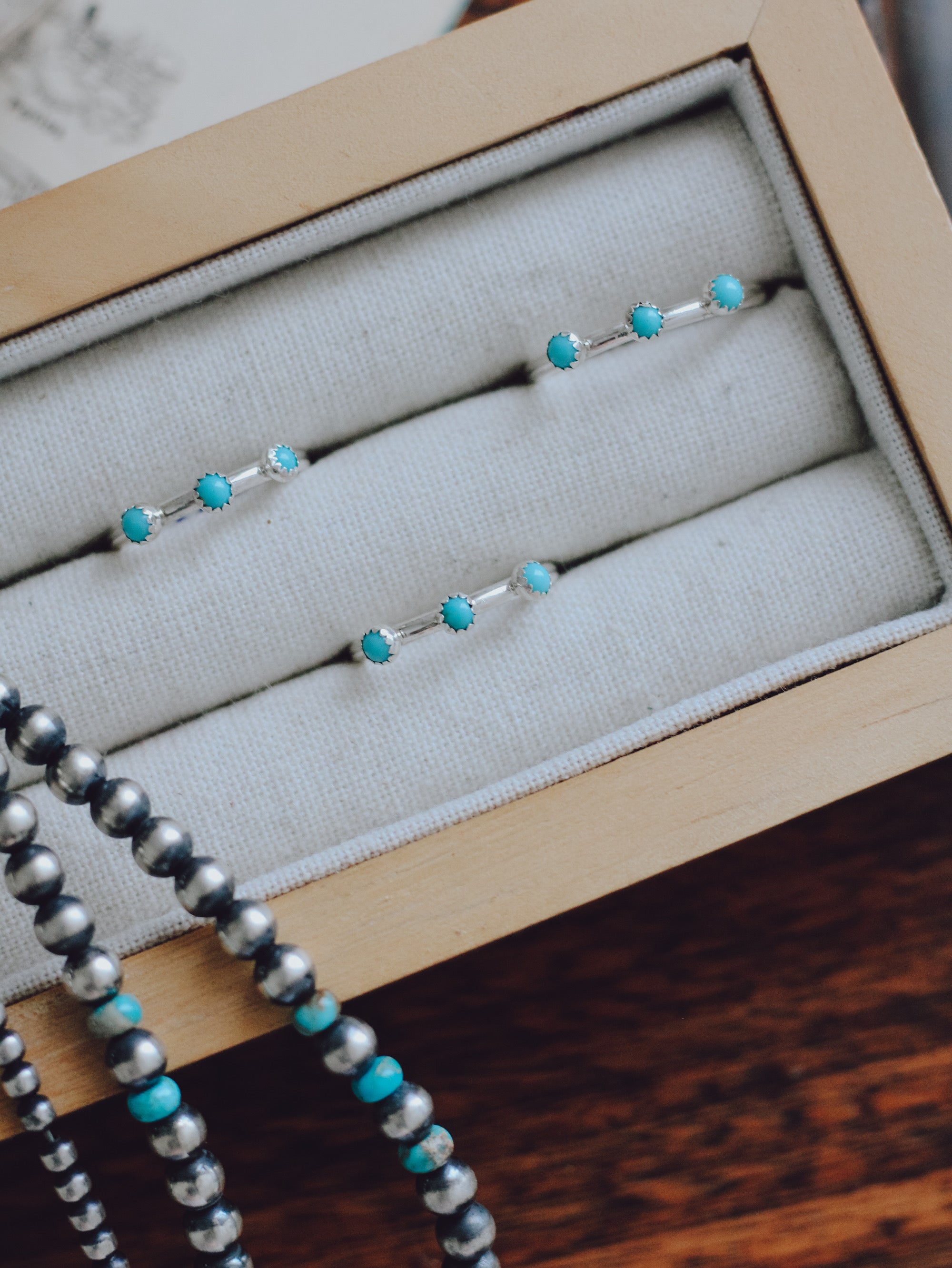 Ashwood • Turquoise Stacker Ring