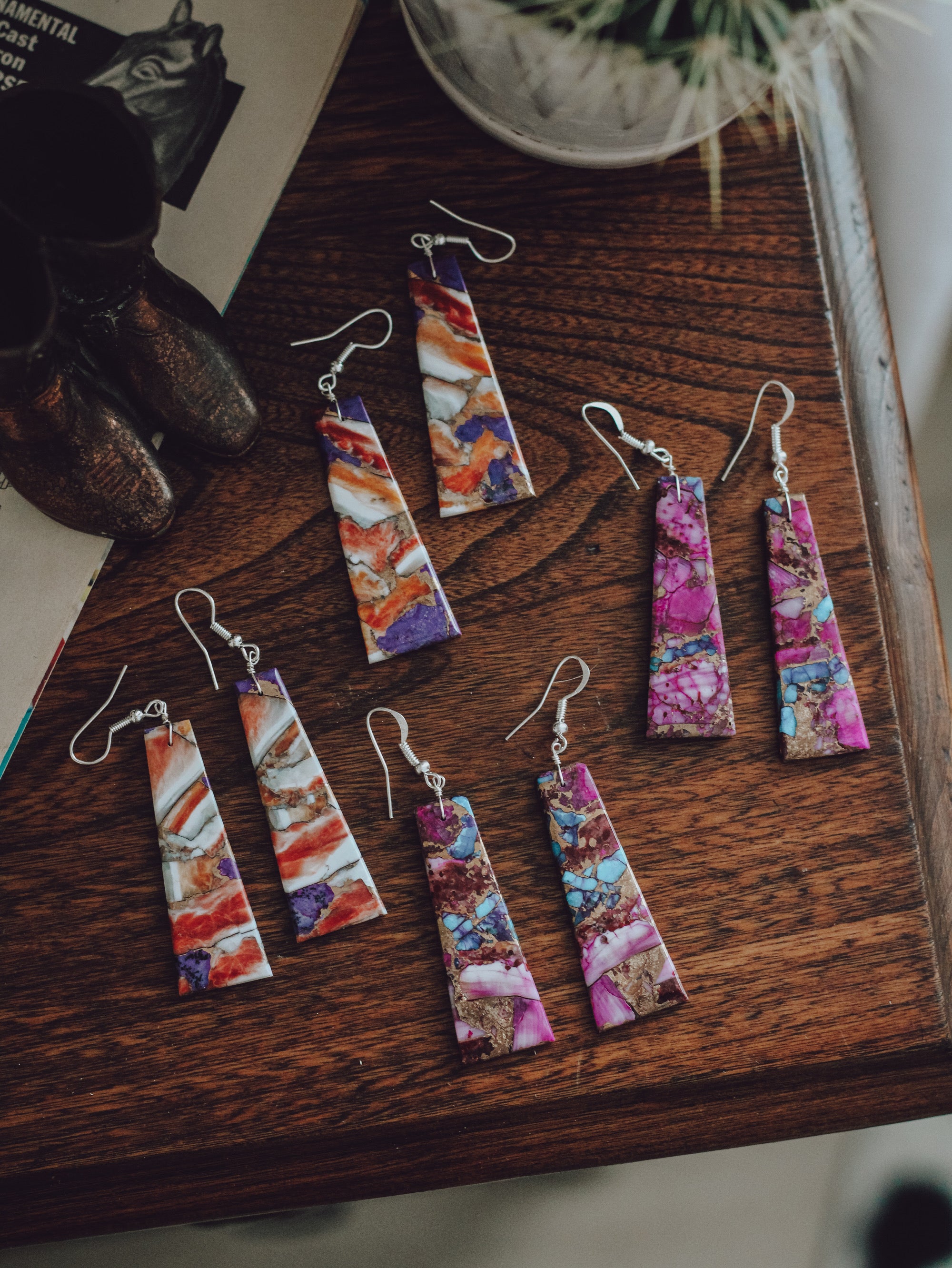 Bristol •  Slab Earrings