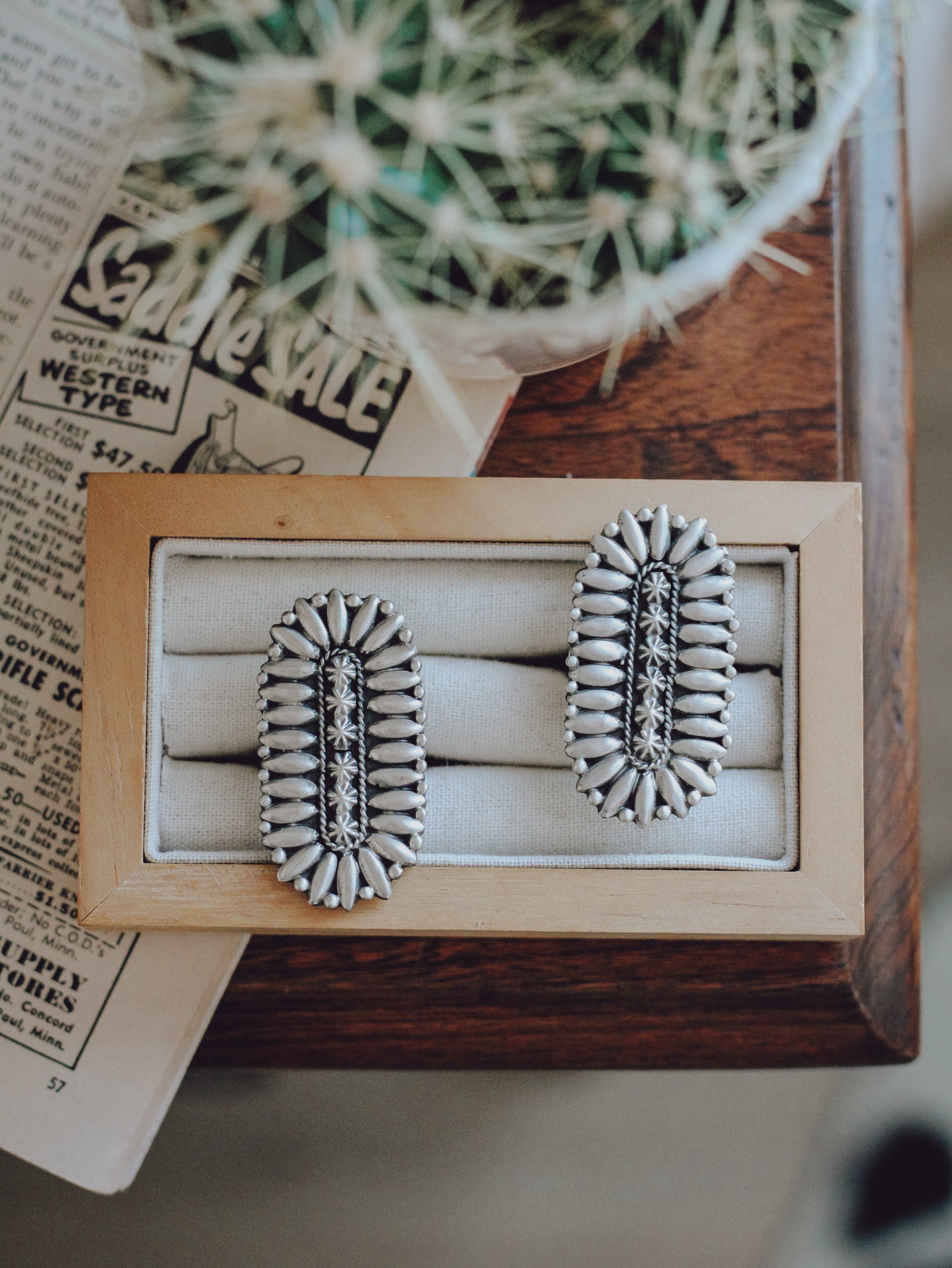 Knox Silver Cluster • Adjustable Ring
