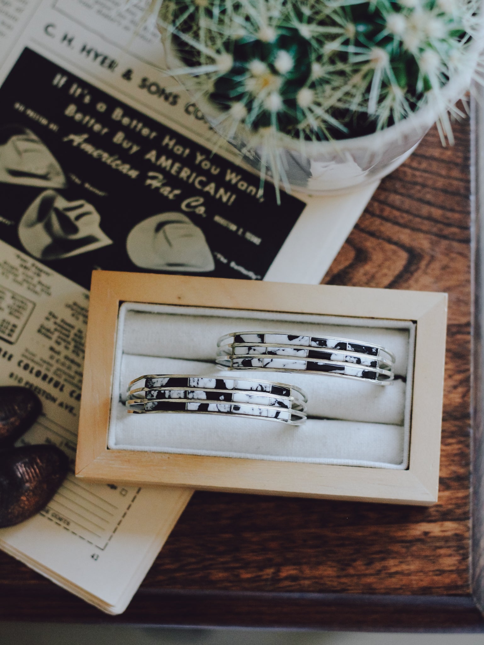 Barlow • White Buffalo Cuff