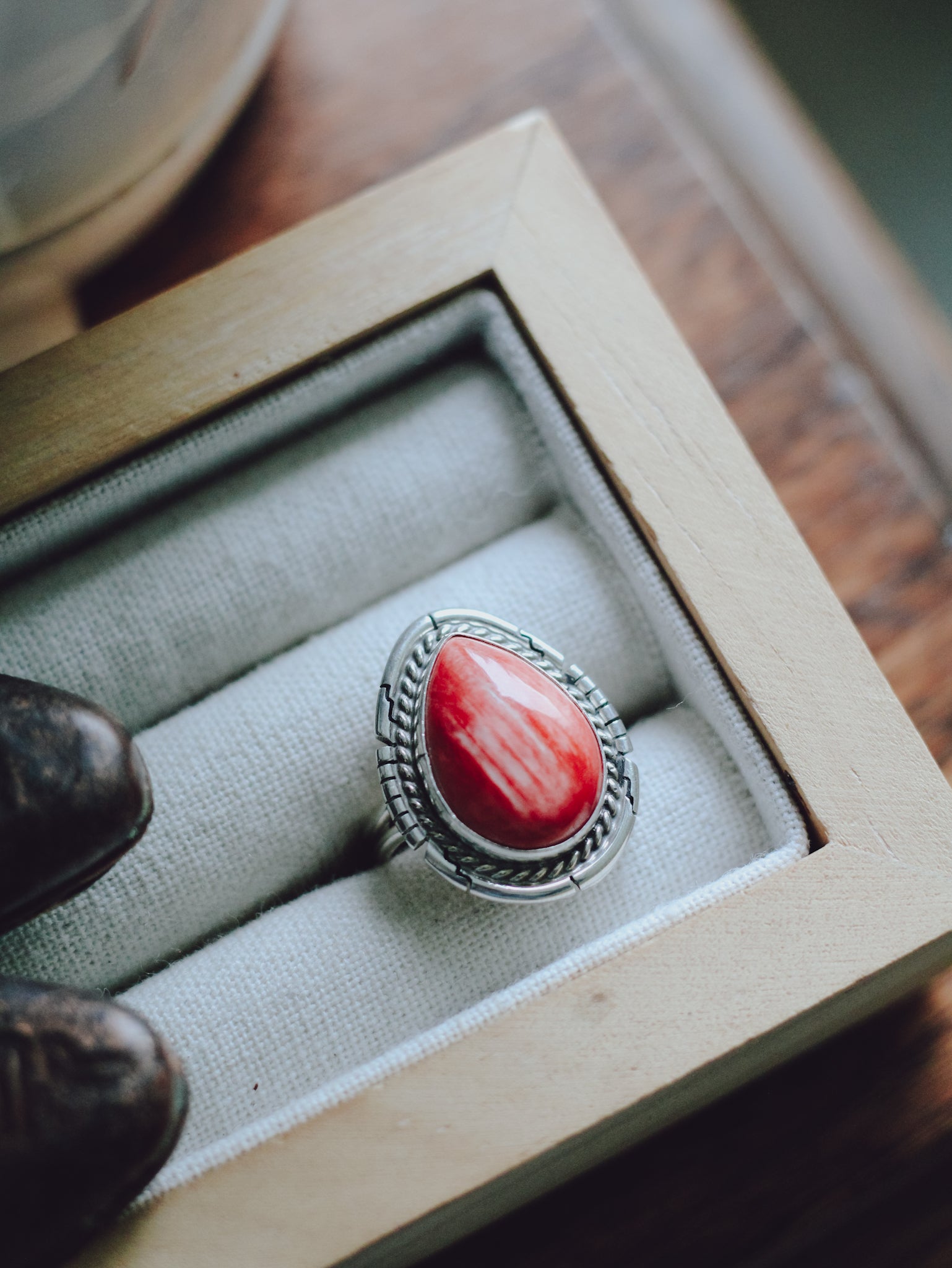 Alamo • Spiny Oyster Ring (Sz 7)