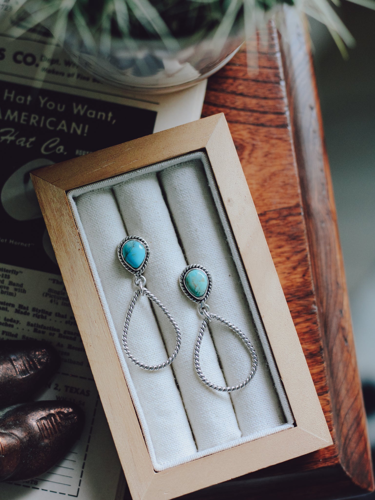 Wynona • Turquoise Drop Earrings