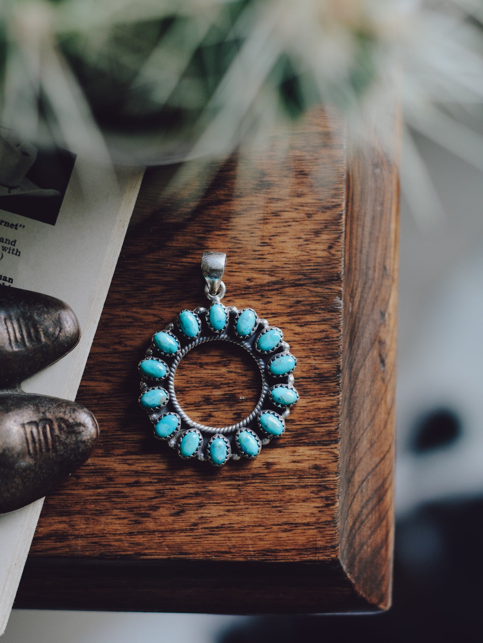 Bridger • Turquoise Infinity Pendant