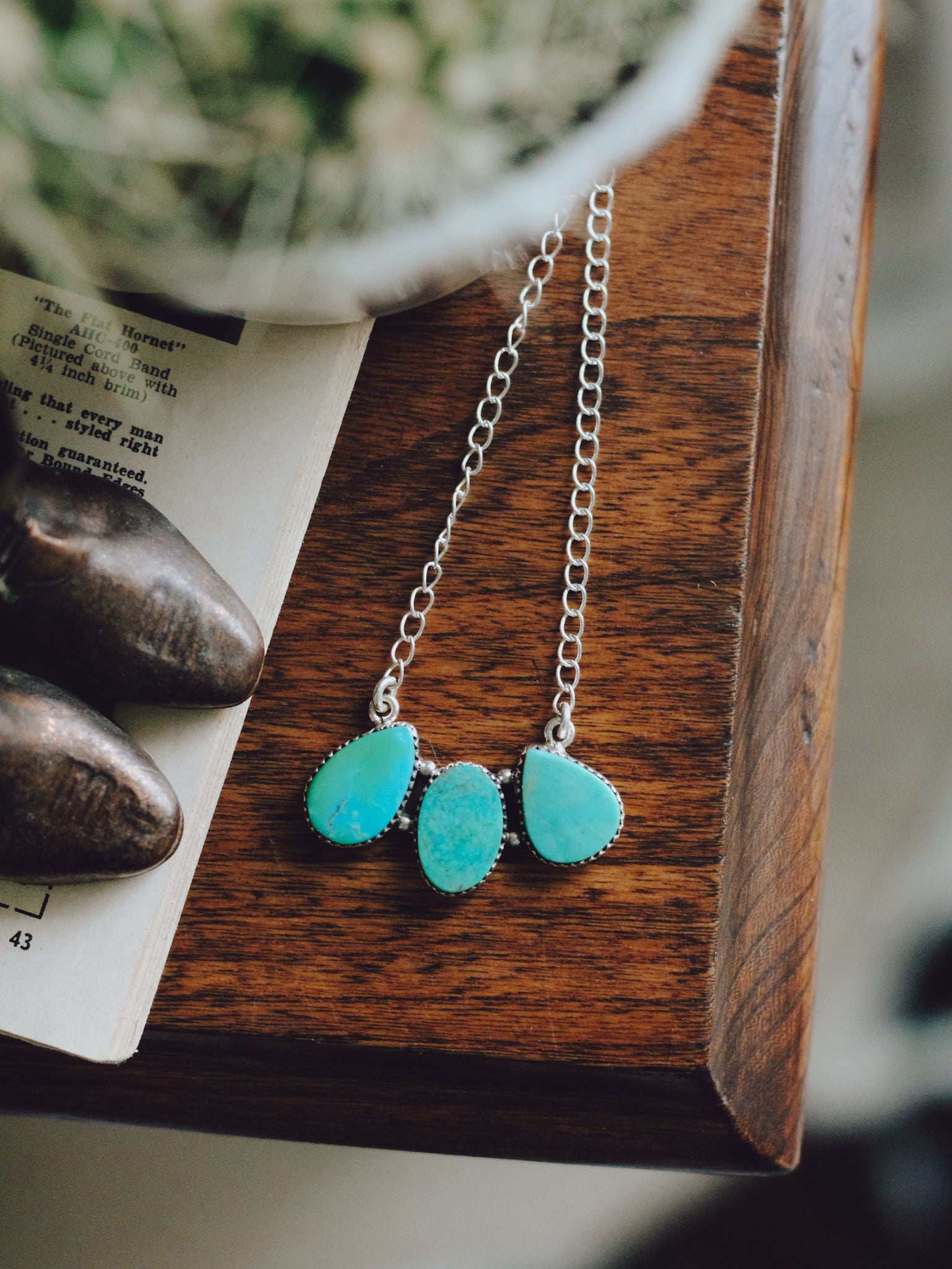 Sampson • Turquoise Bar Necklace