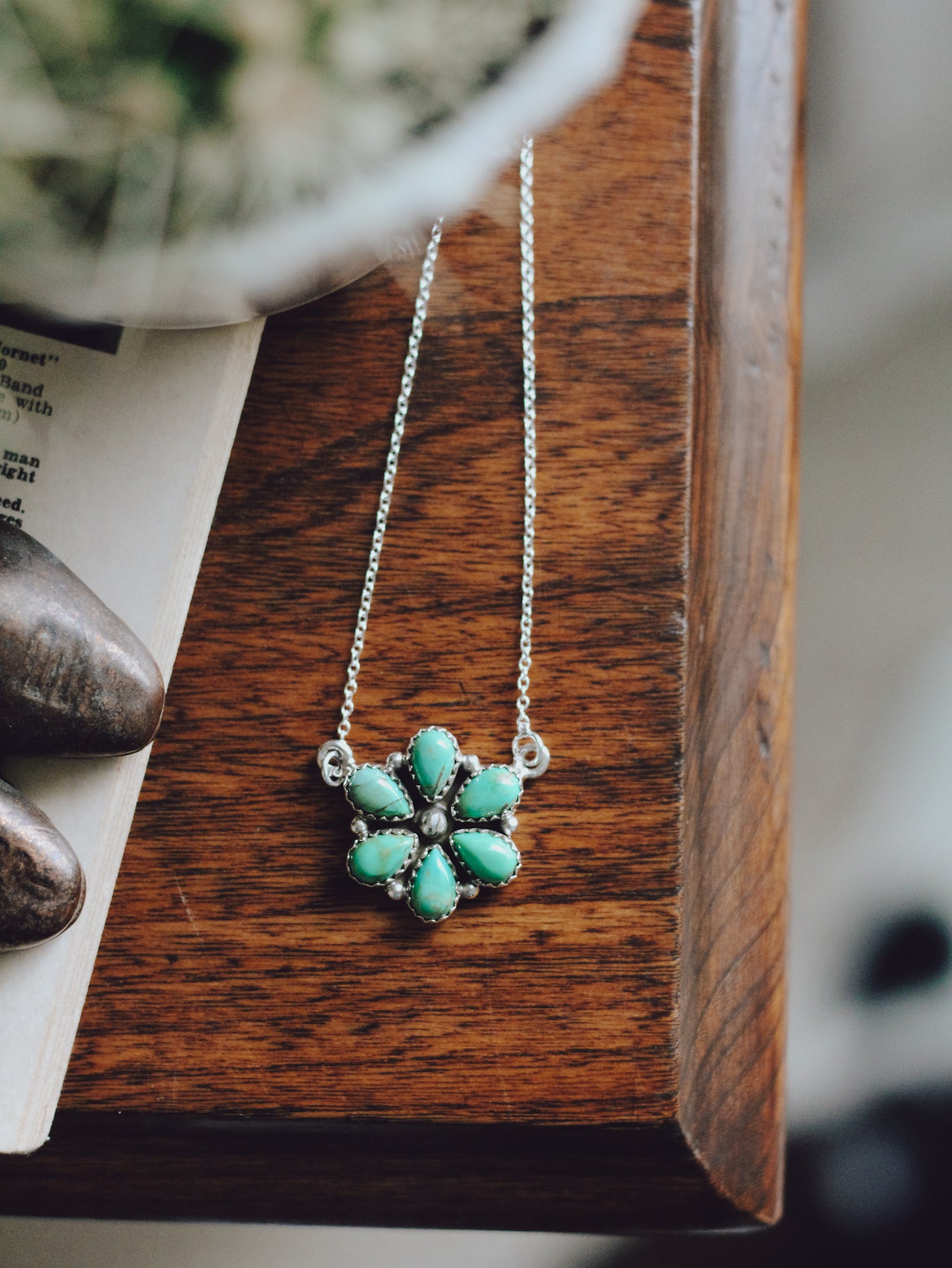 Marla • Turquoise Bar Necklace