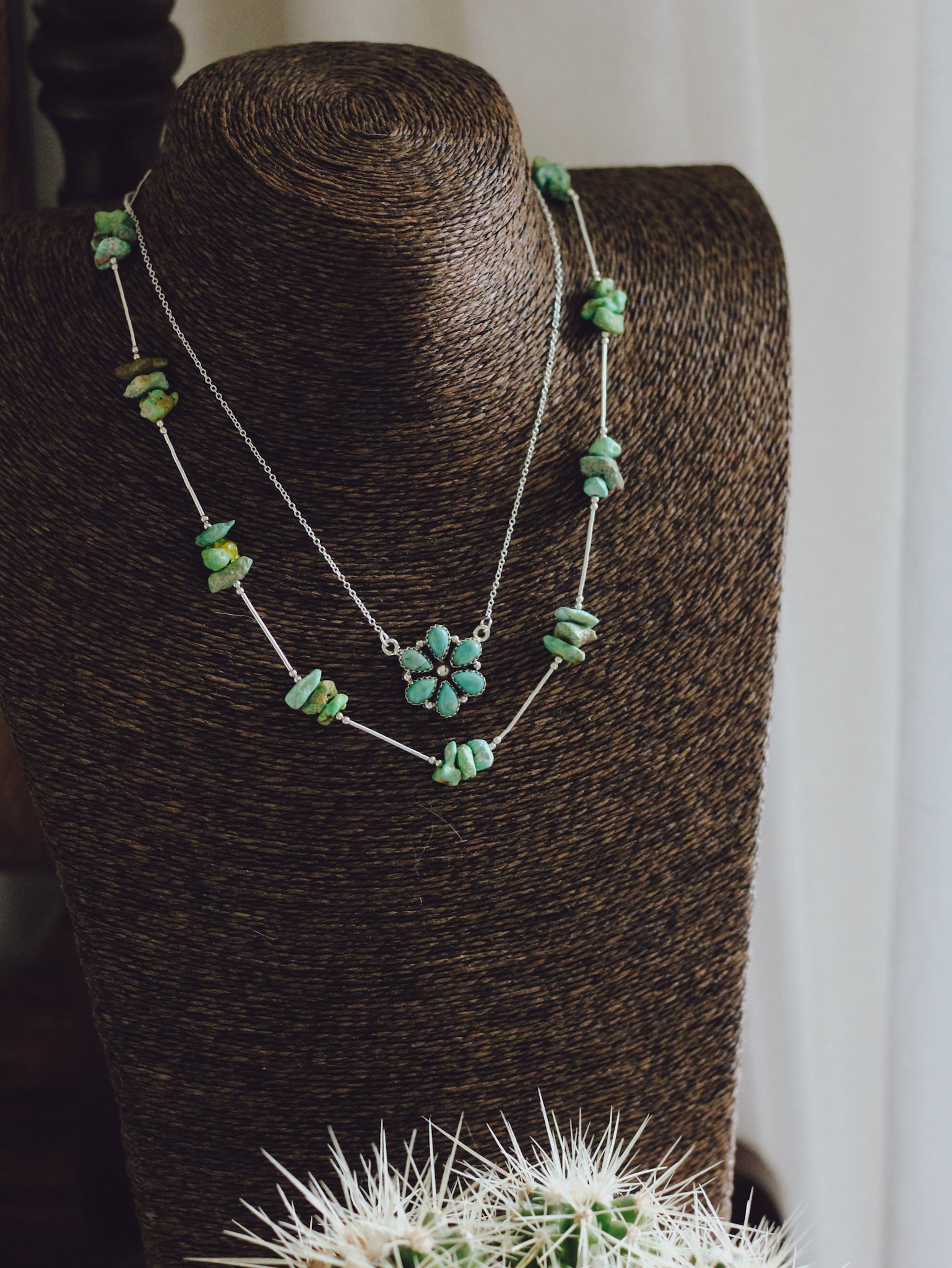 Marla • Turquoise Bar Necklace