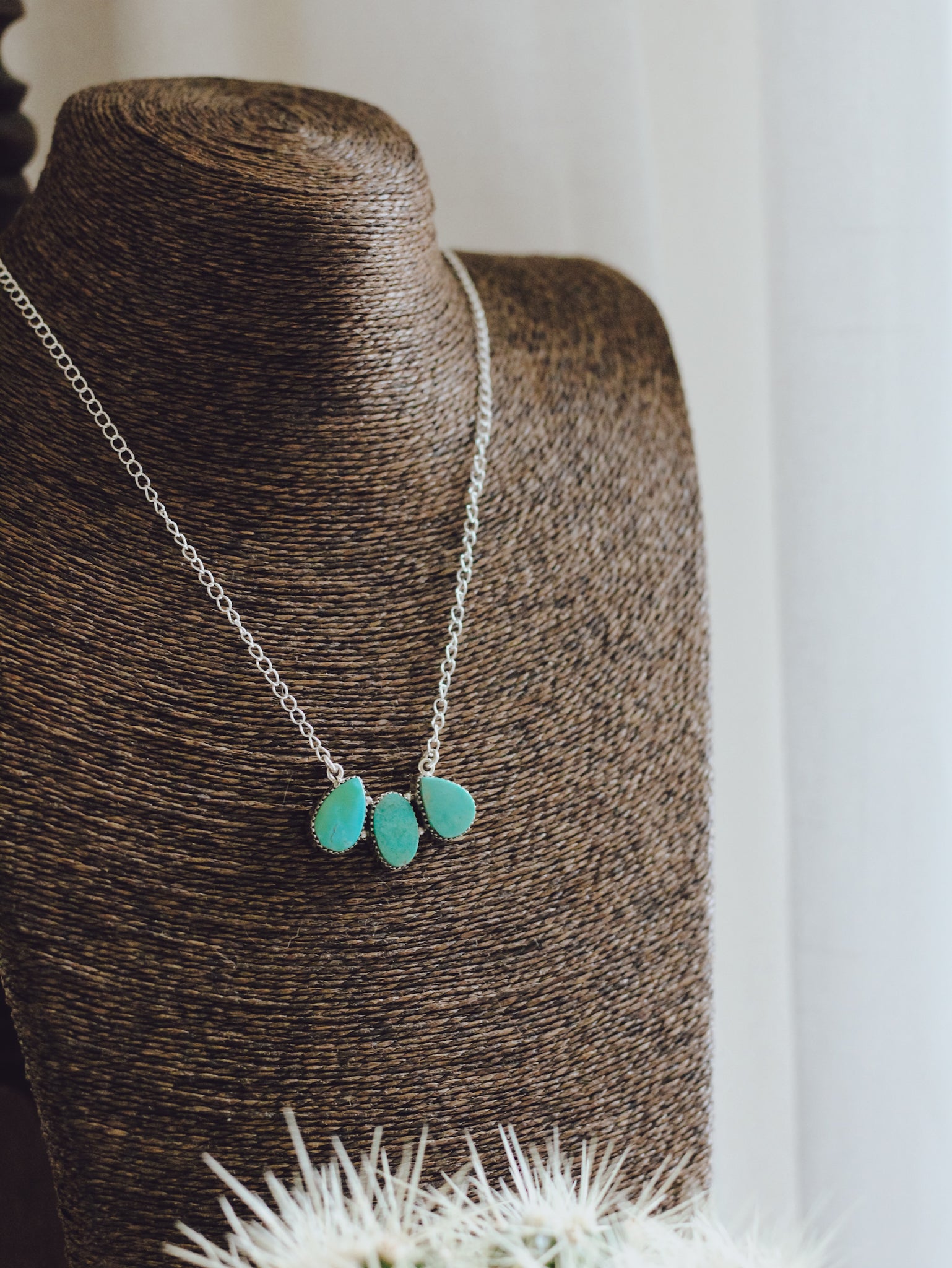 Sampson • Turquoise Bar Necklace