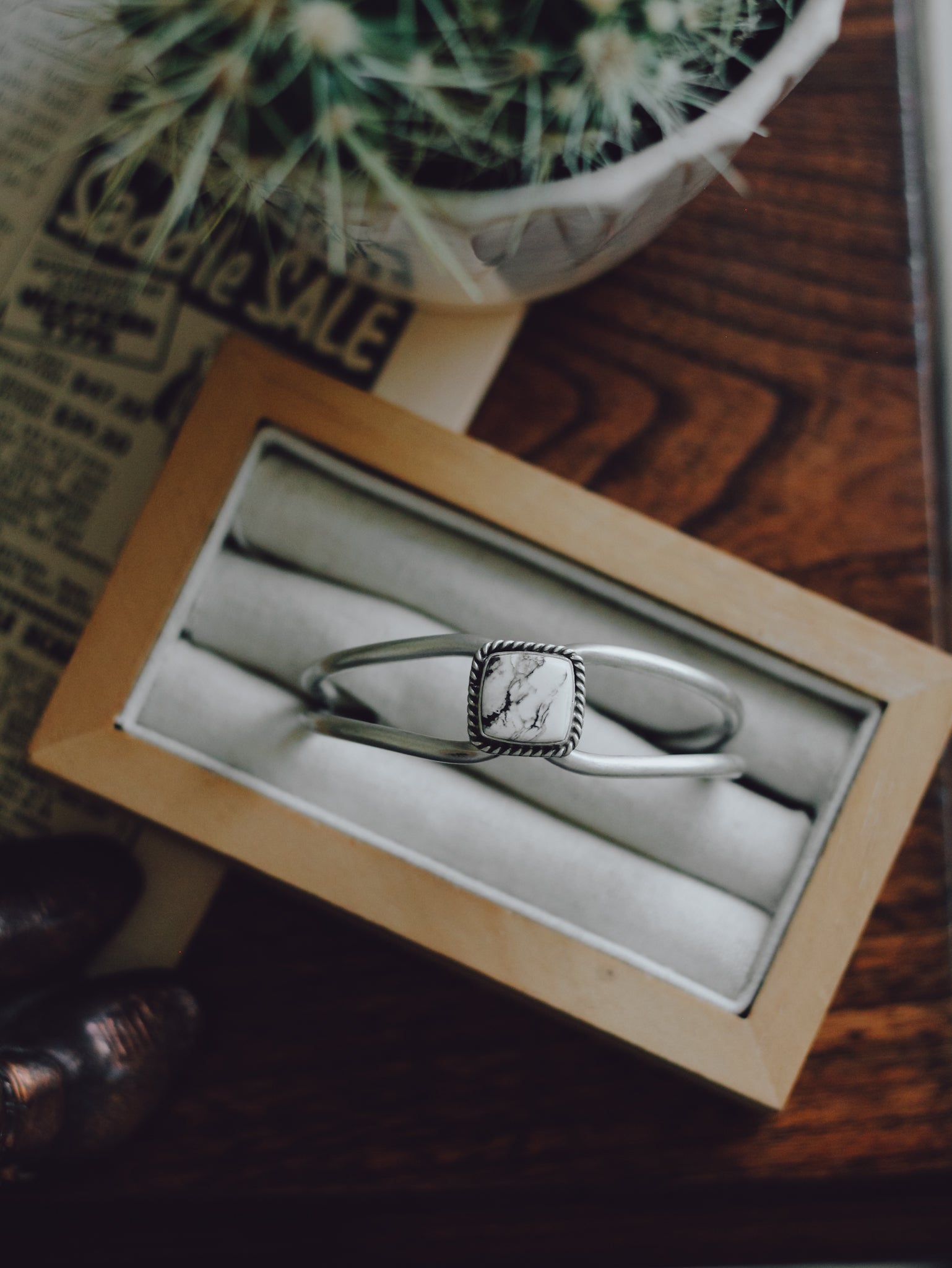 Elwood • White Buffalo Cuff