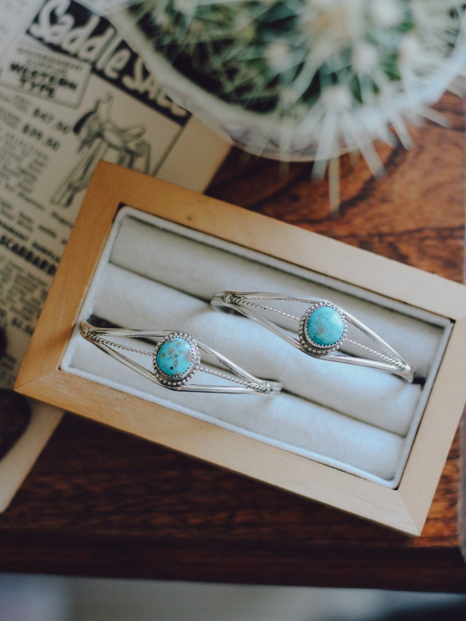 River • Freeform Turquoise Cuff