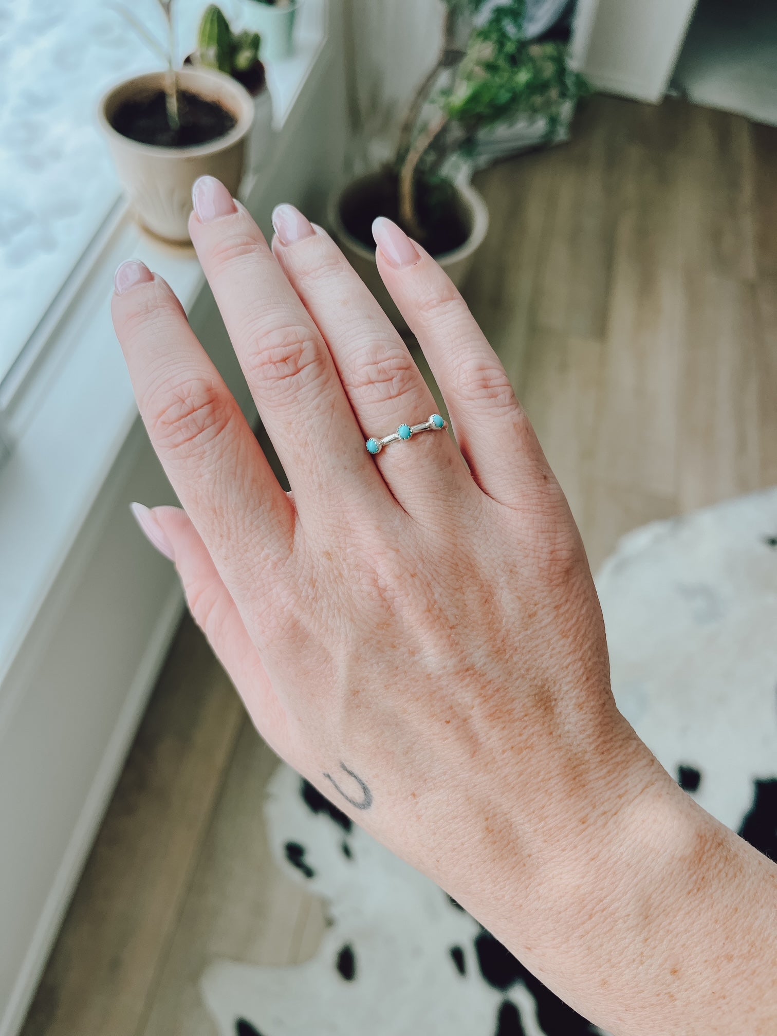 Ashwood • Turquoise Stacker Ring