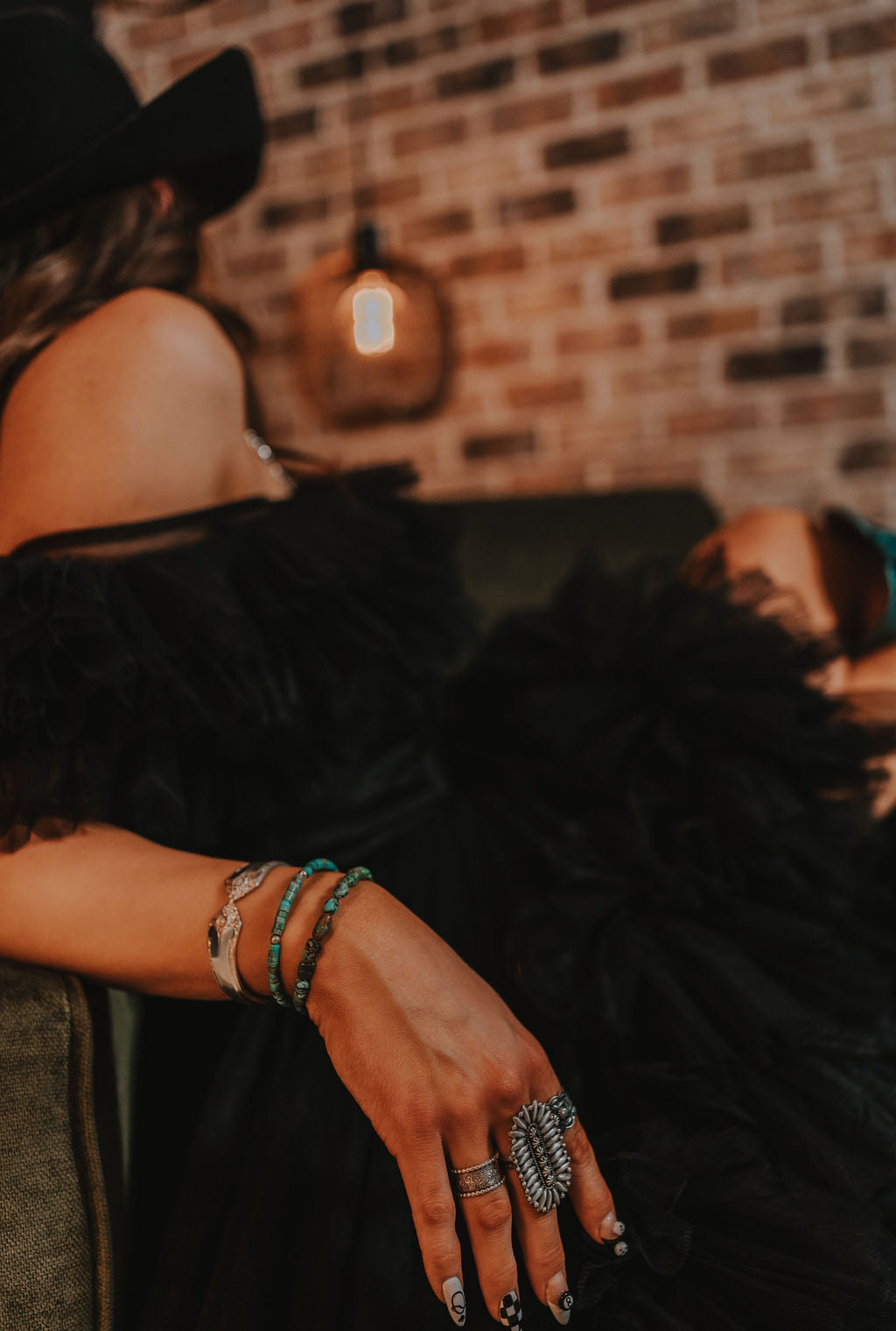 Knox Silver Cluster • Adjustable Ring