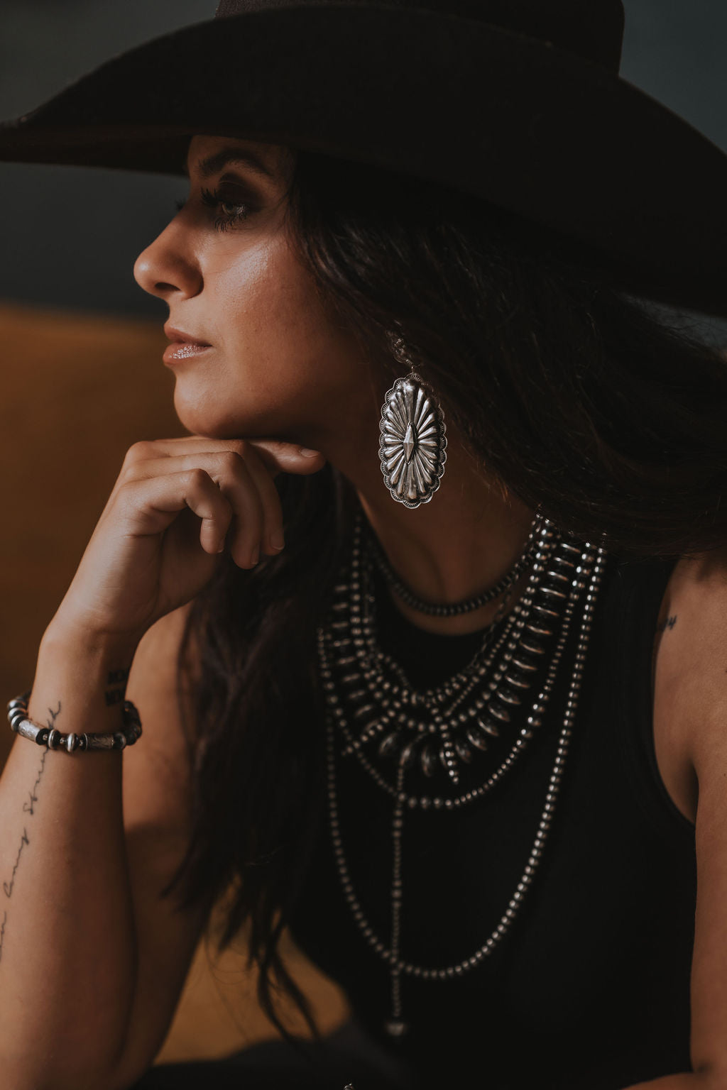 Socorro • Silver Drop Earrings