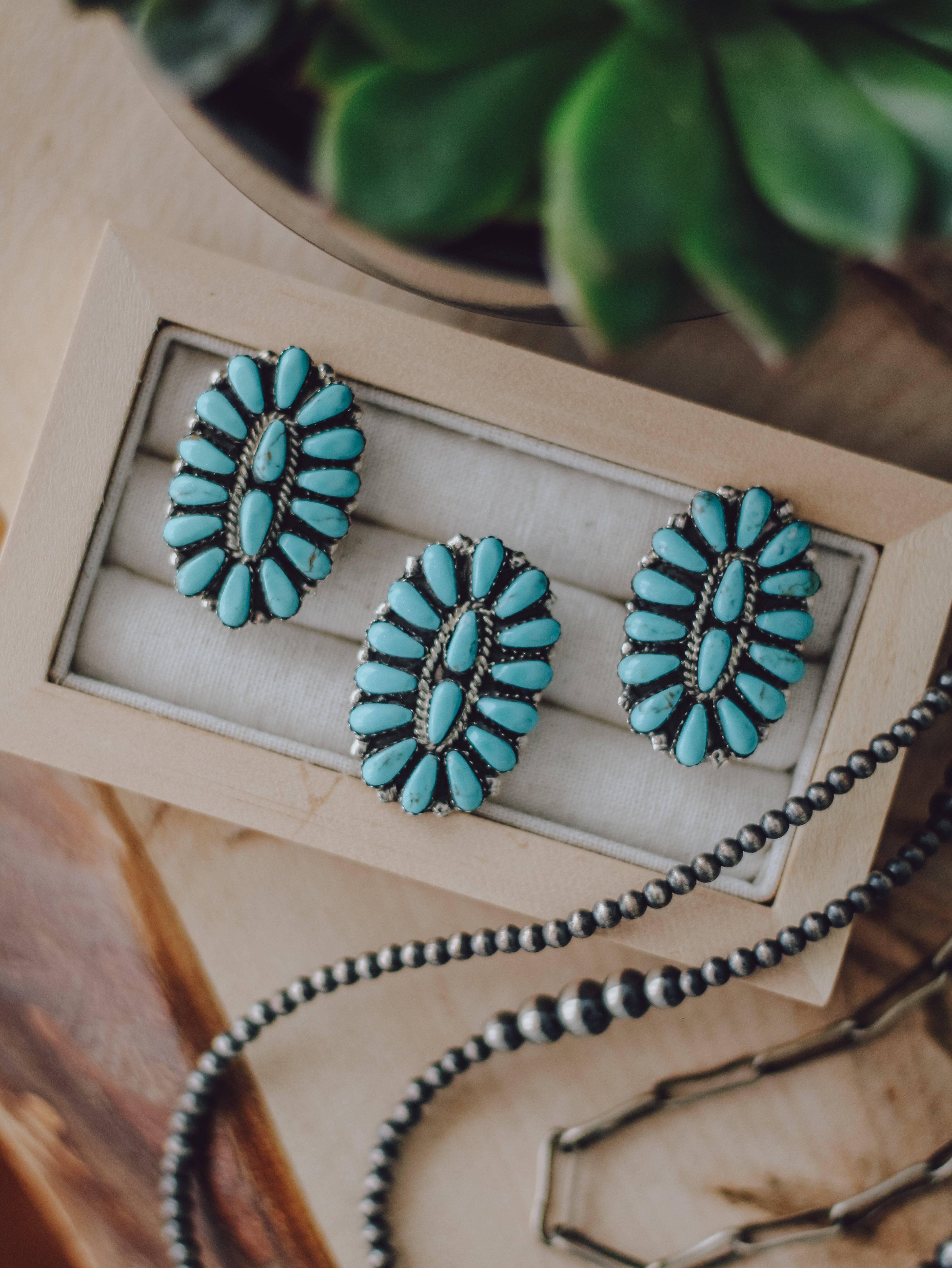 Miranda • Turquoise Cluster Ring