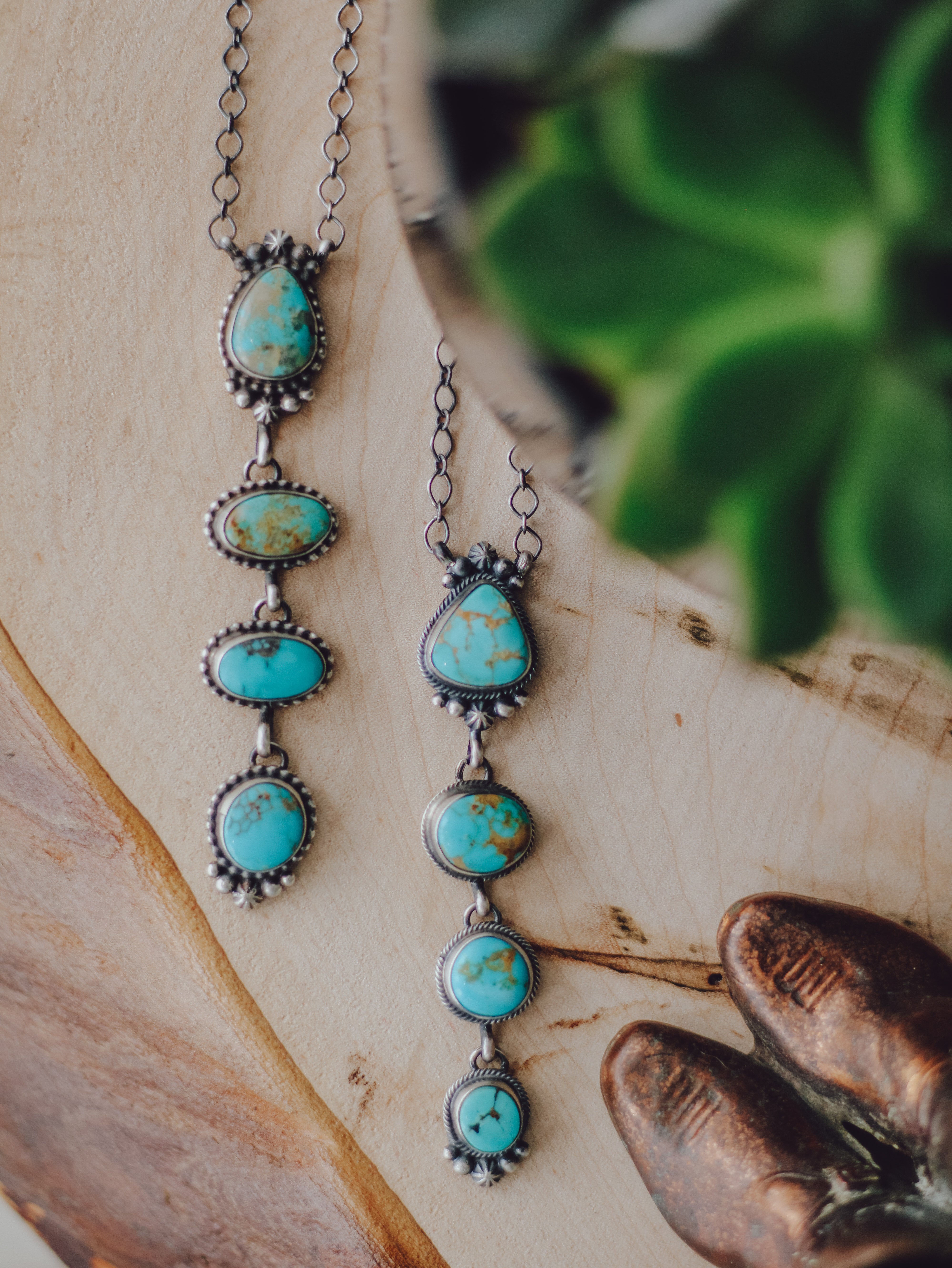 Poppy • Turquoise Drop Necklace