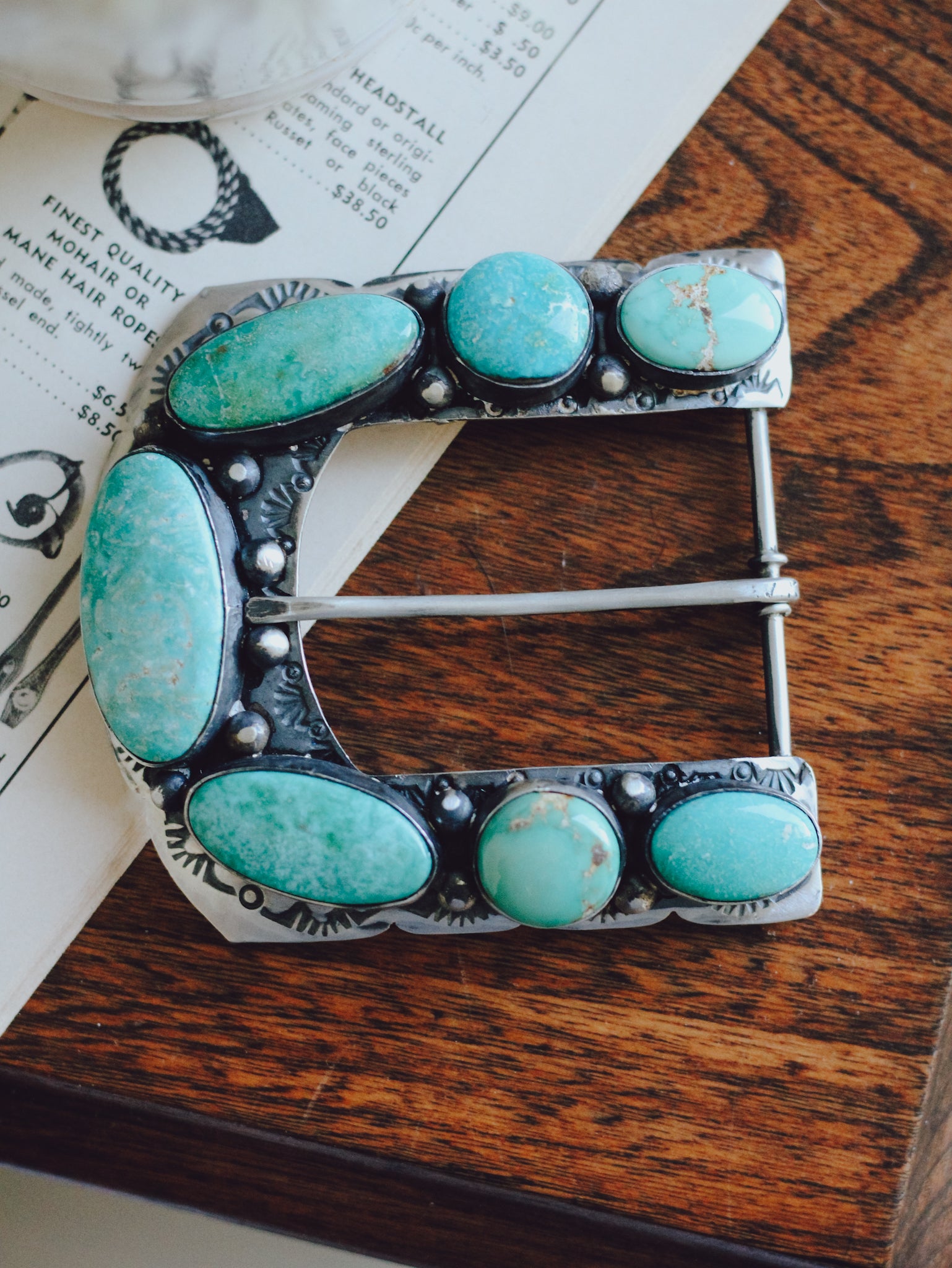 Sagebrush  • Oversized Turquoise Belt Buckle