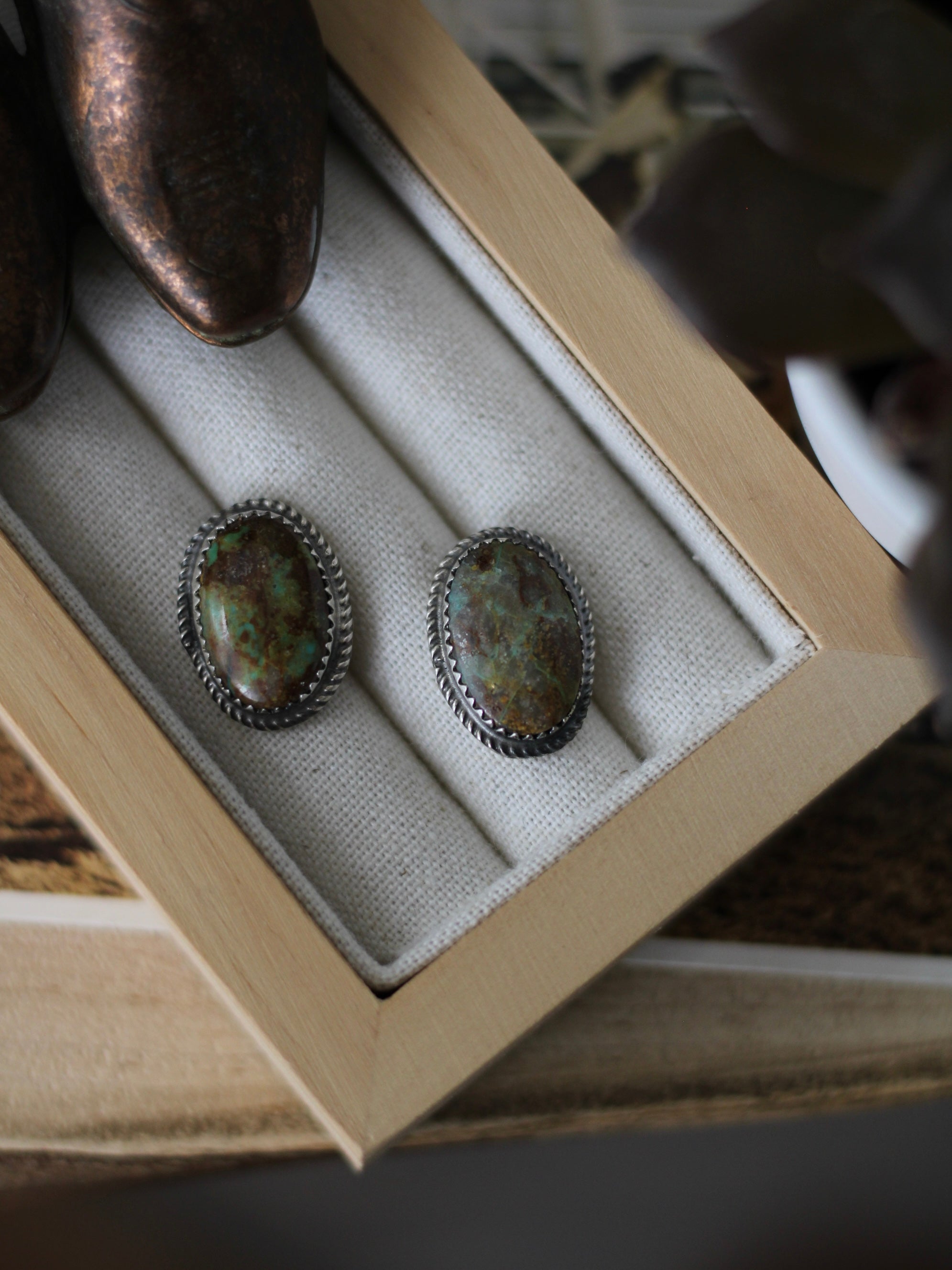 Inez • Turquoise Studs