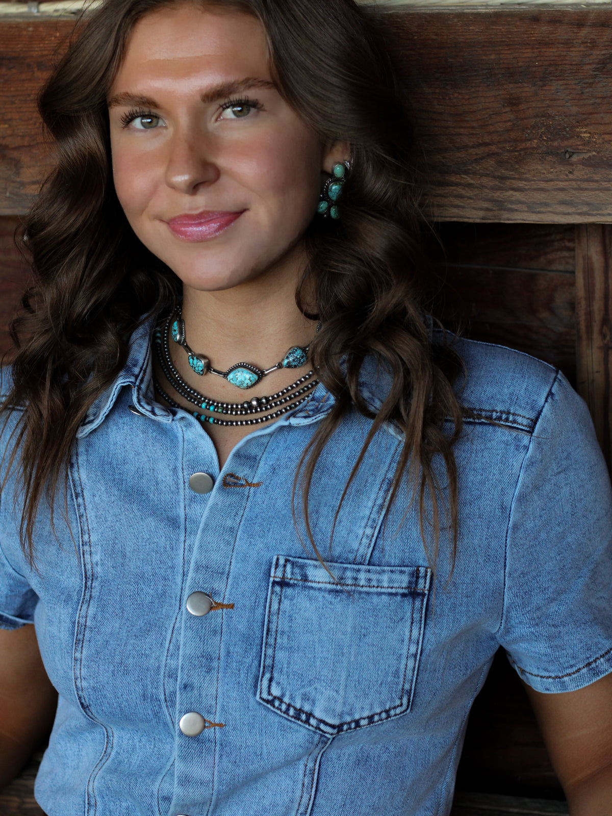 Delphine • Turquoise Choker