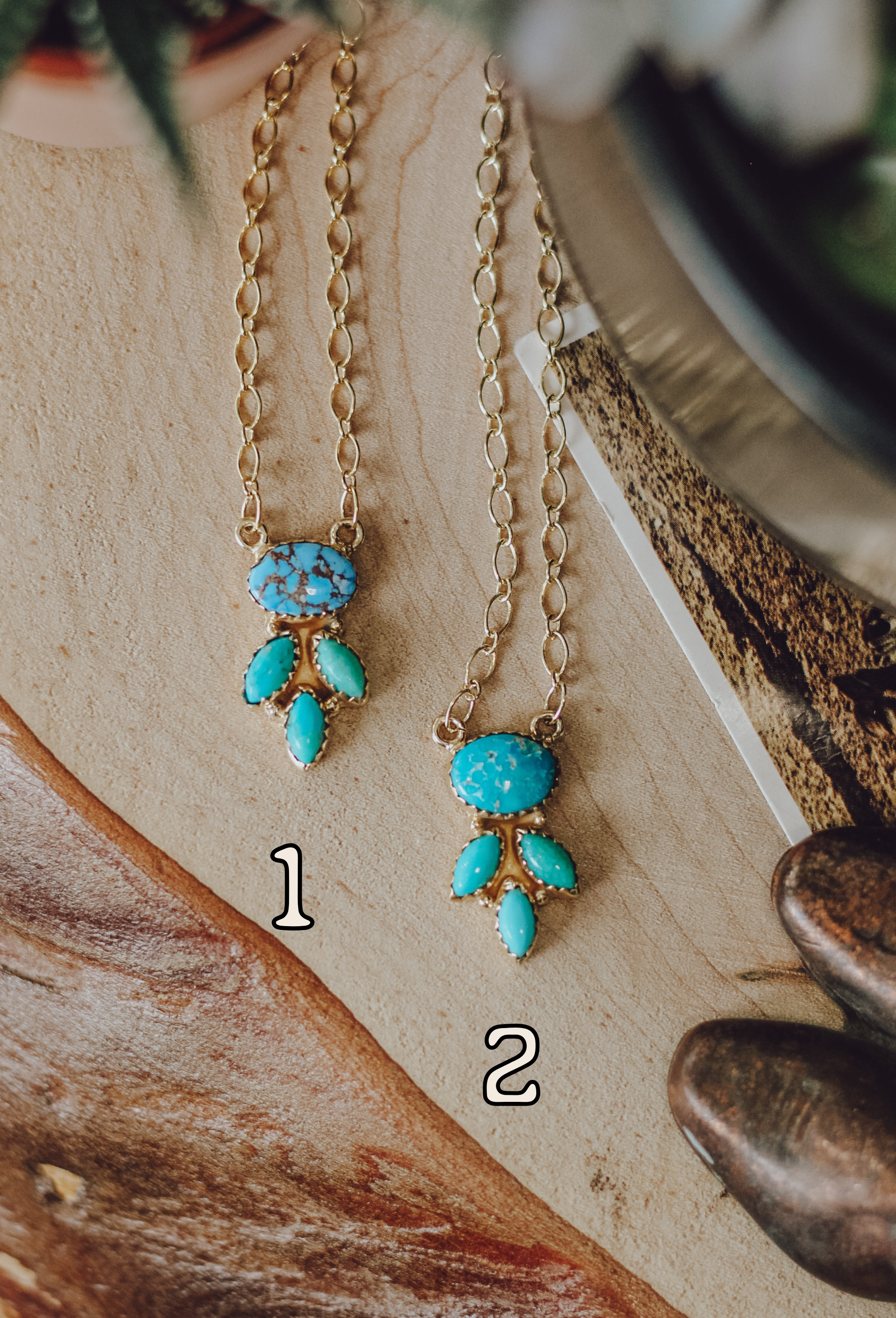 Aiyla • Turquoise Bar Necklace