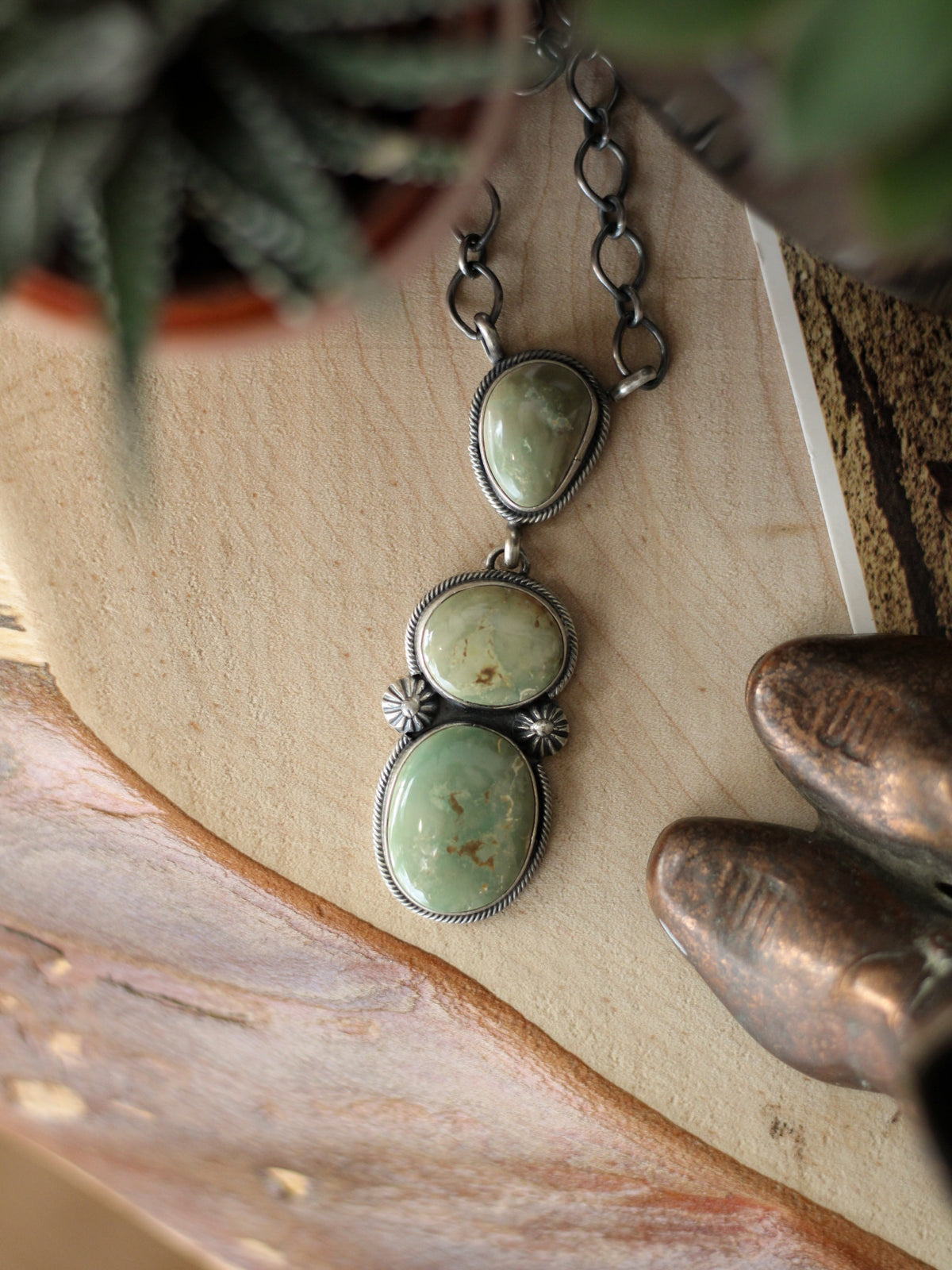 Wiley • Royston Turquoise Drop Necklace