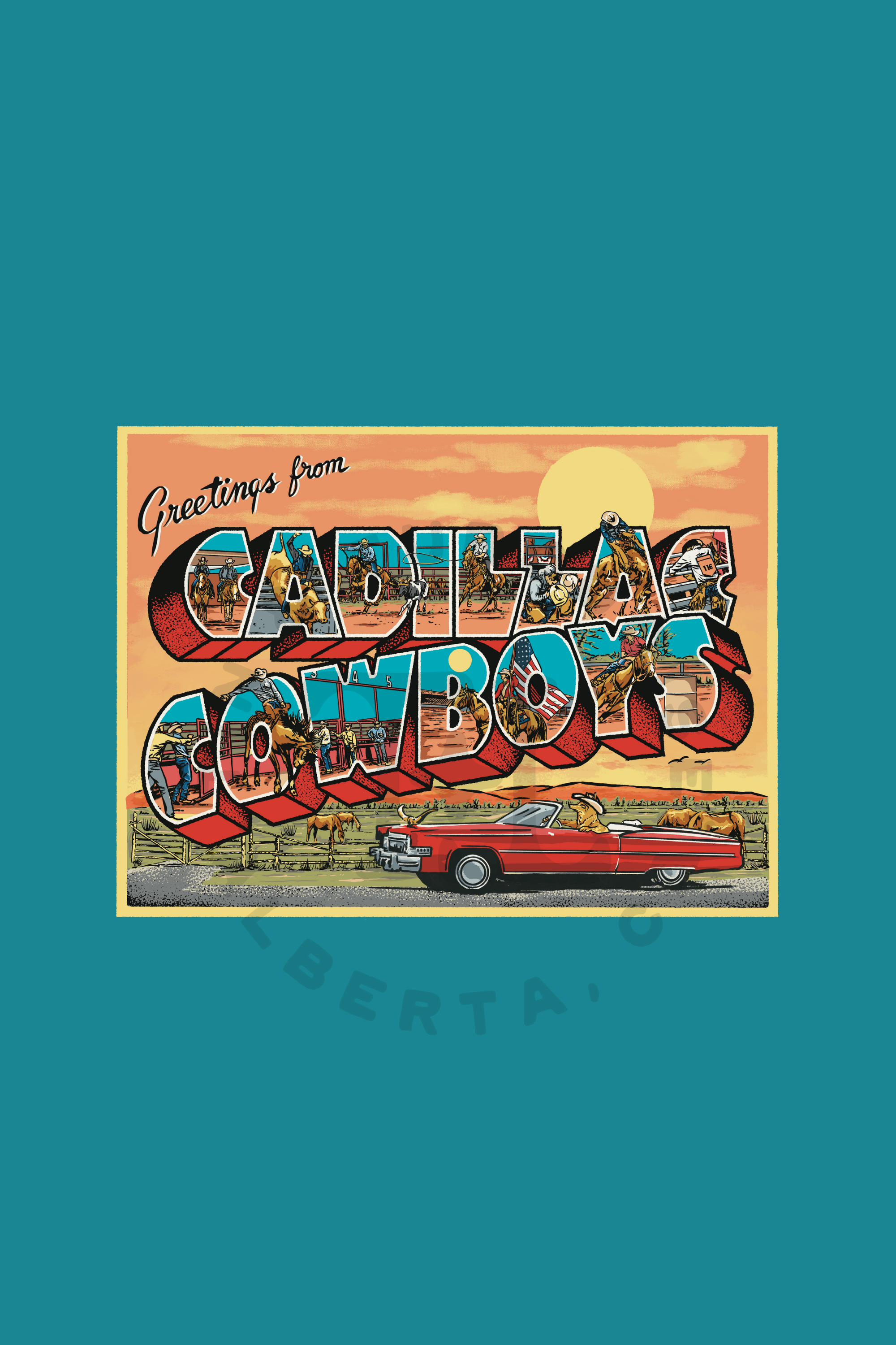 Caddys + Cowboys Graphic