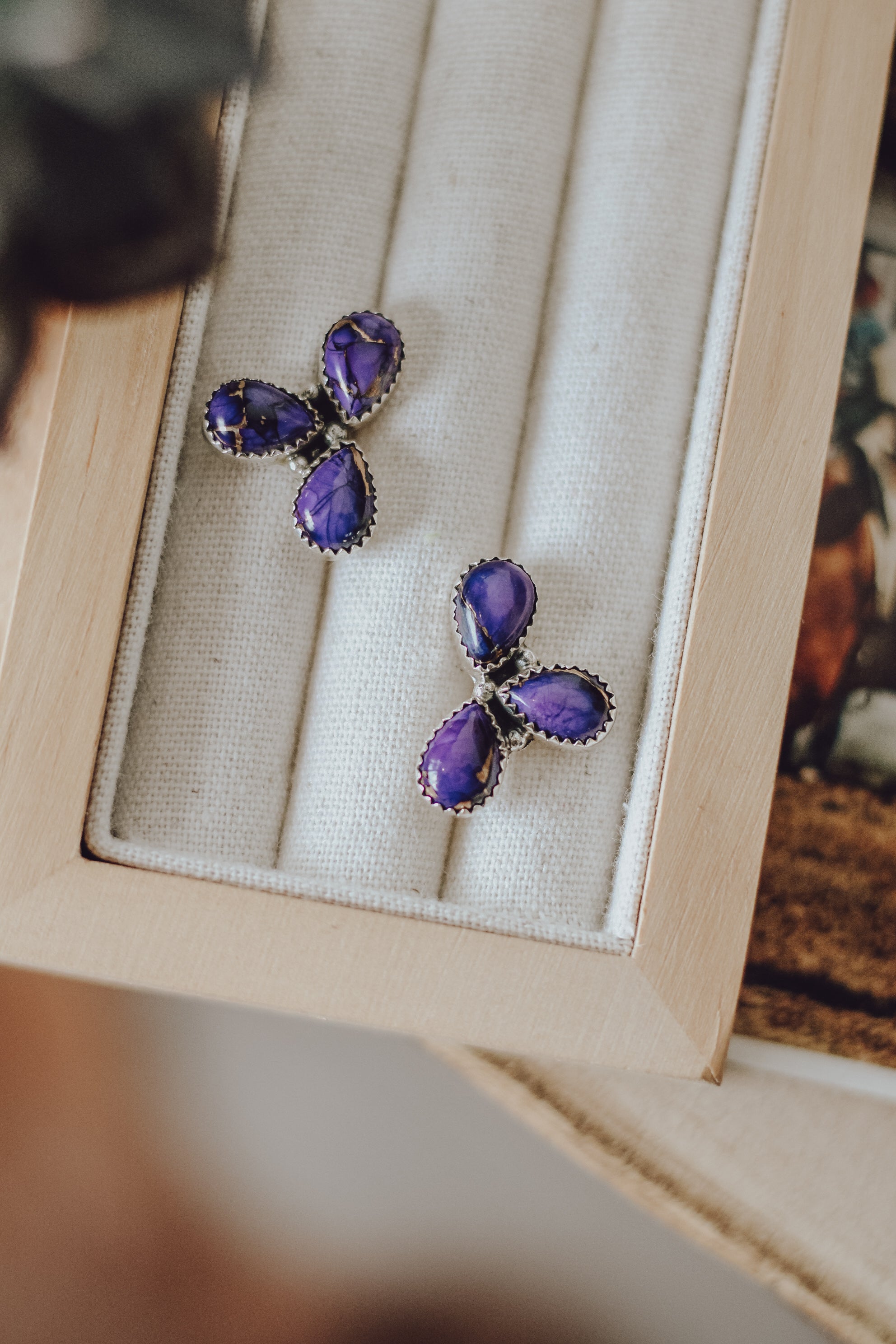 Frisco • Purple Mojave Studs