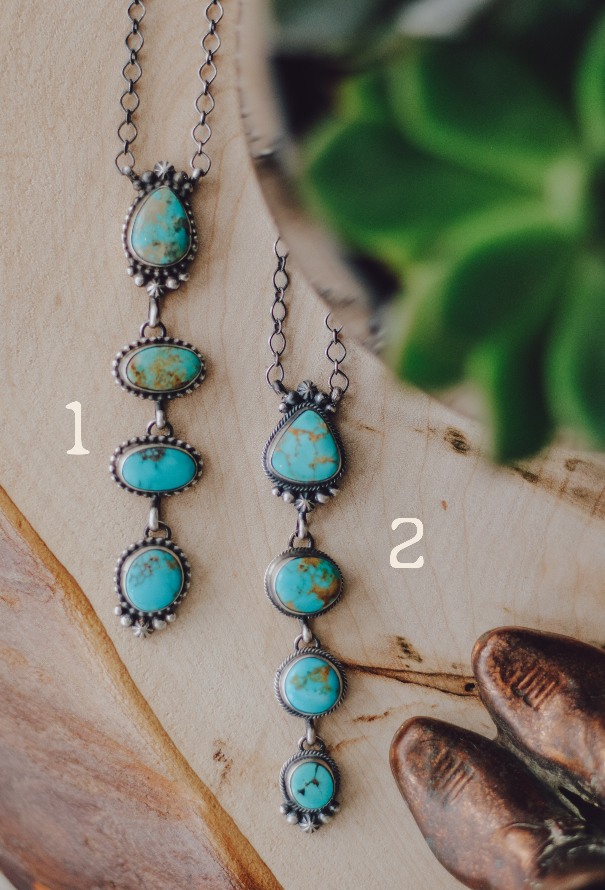 Poppy • Turquoise Drop Necklace