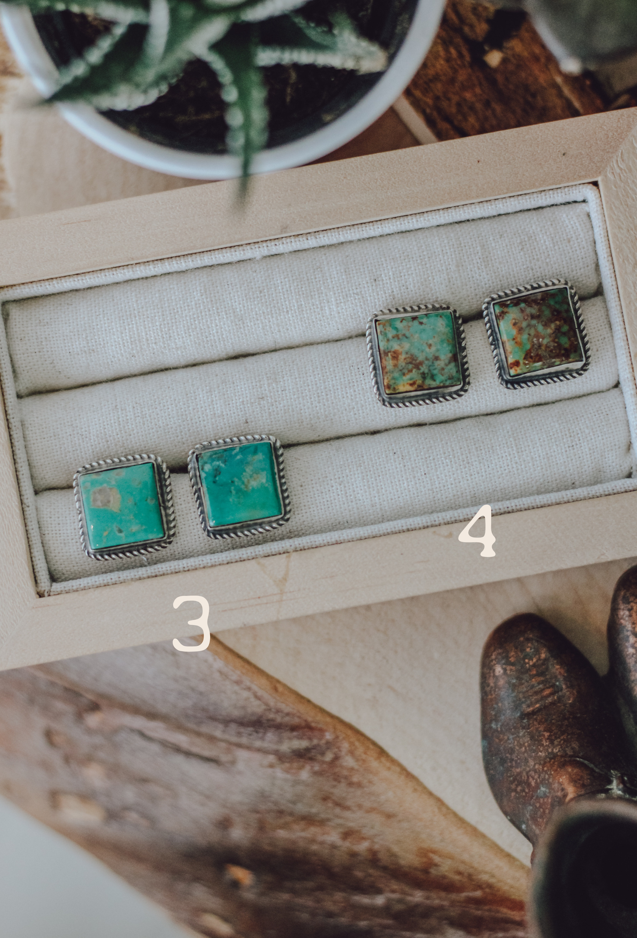 Tenley • Square Studs