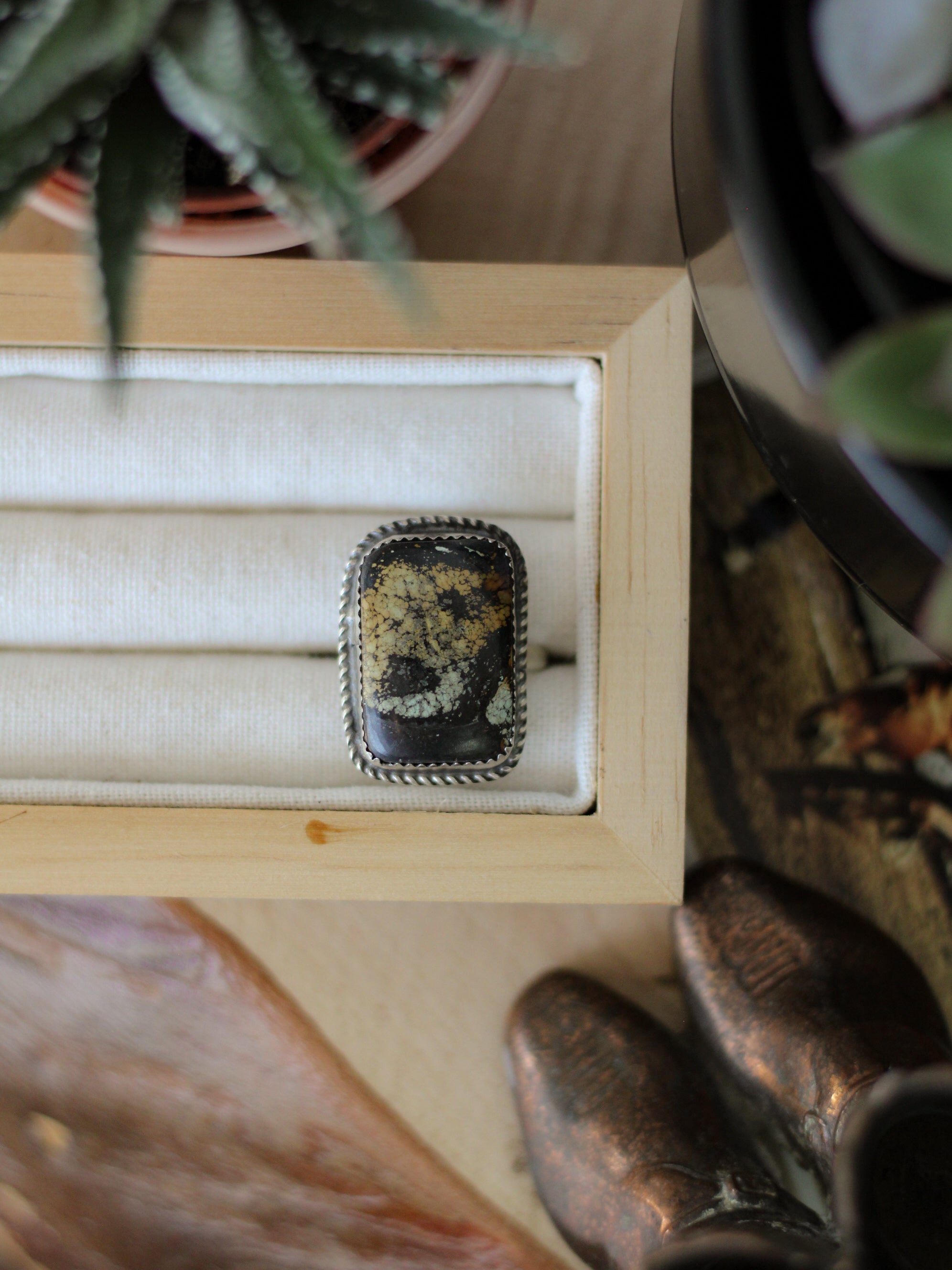Jax • Black Jack Turquoise Ring