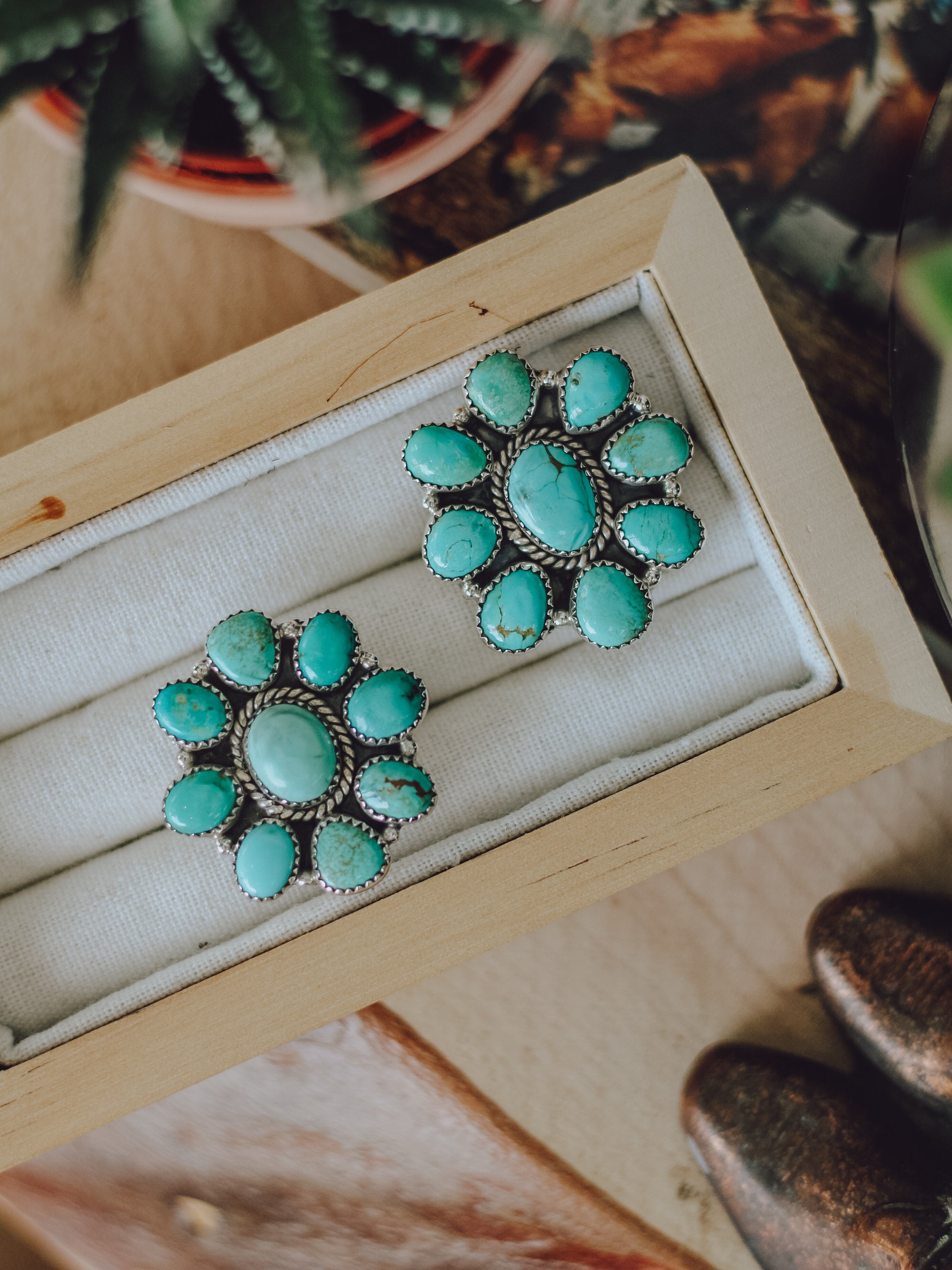 Rayne • Royston Turquoise Adjustable Cluster Ring