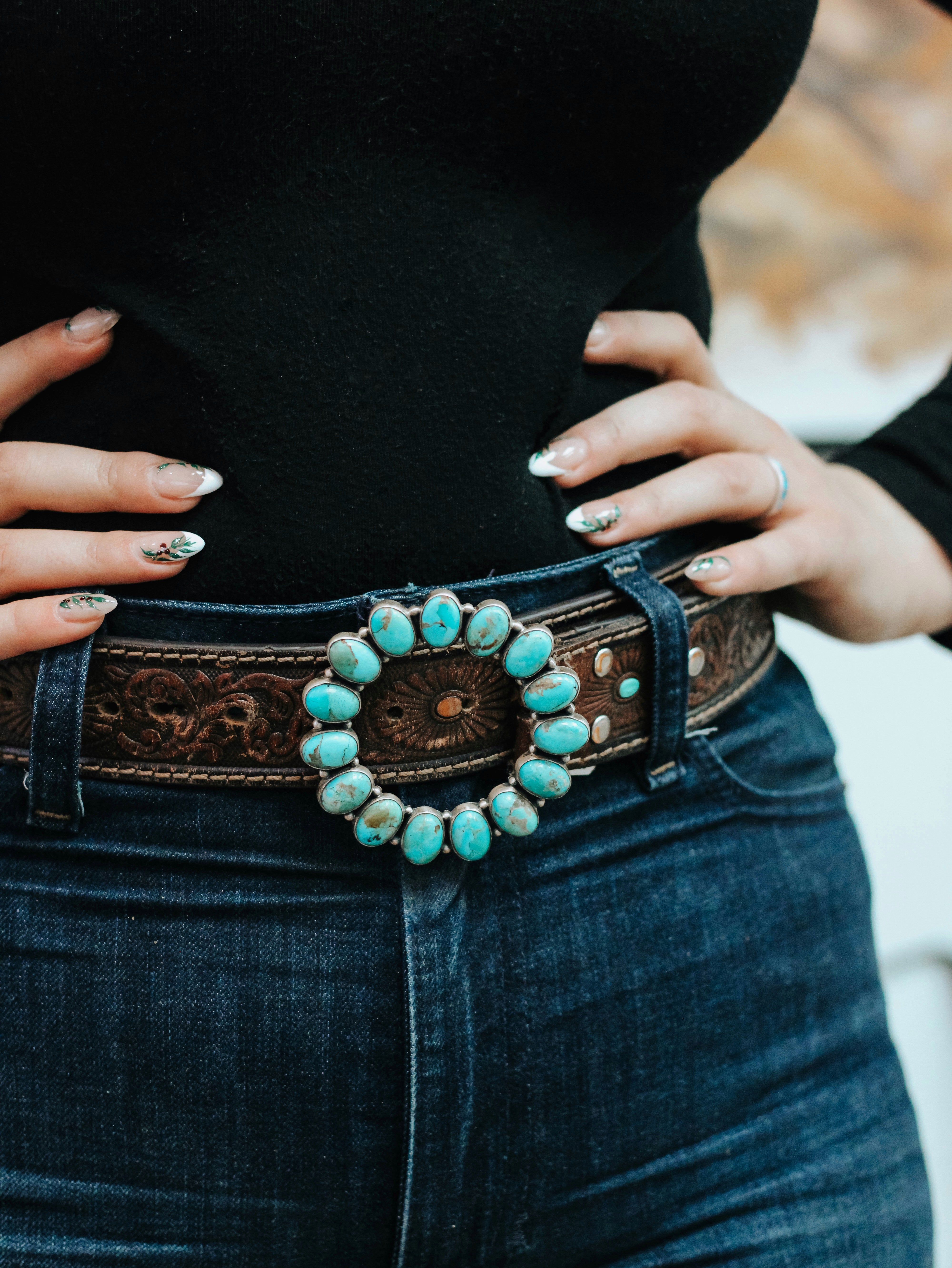 Mesquite • Turquoise Belt Buckle
