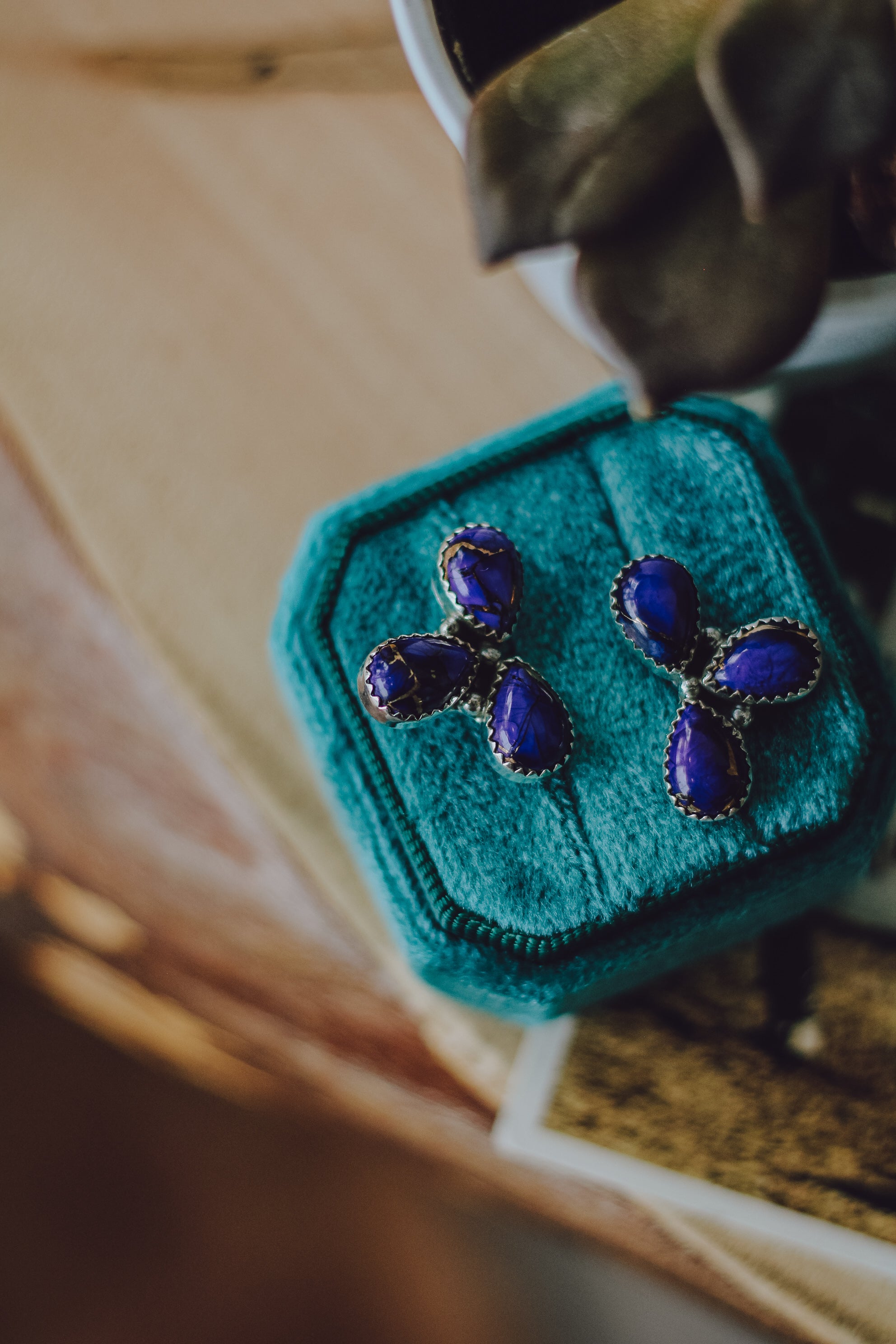 Frisco • Purple Mojave Studs