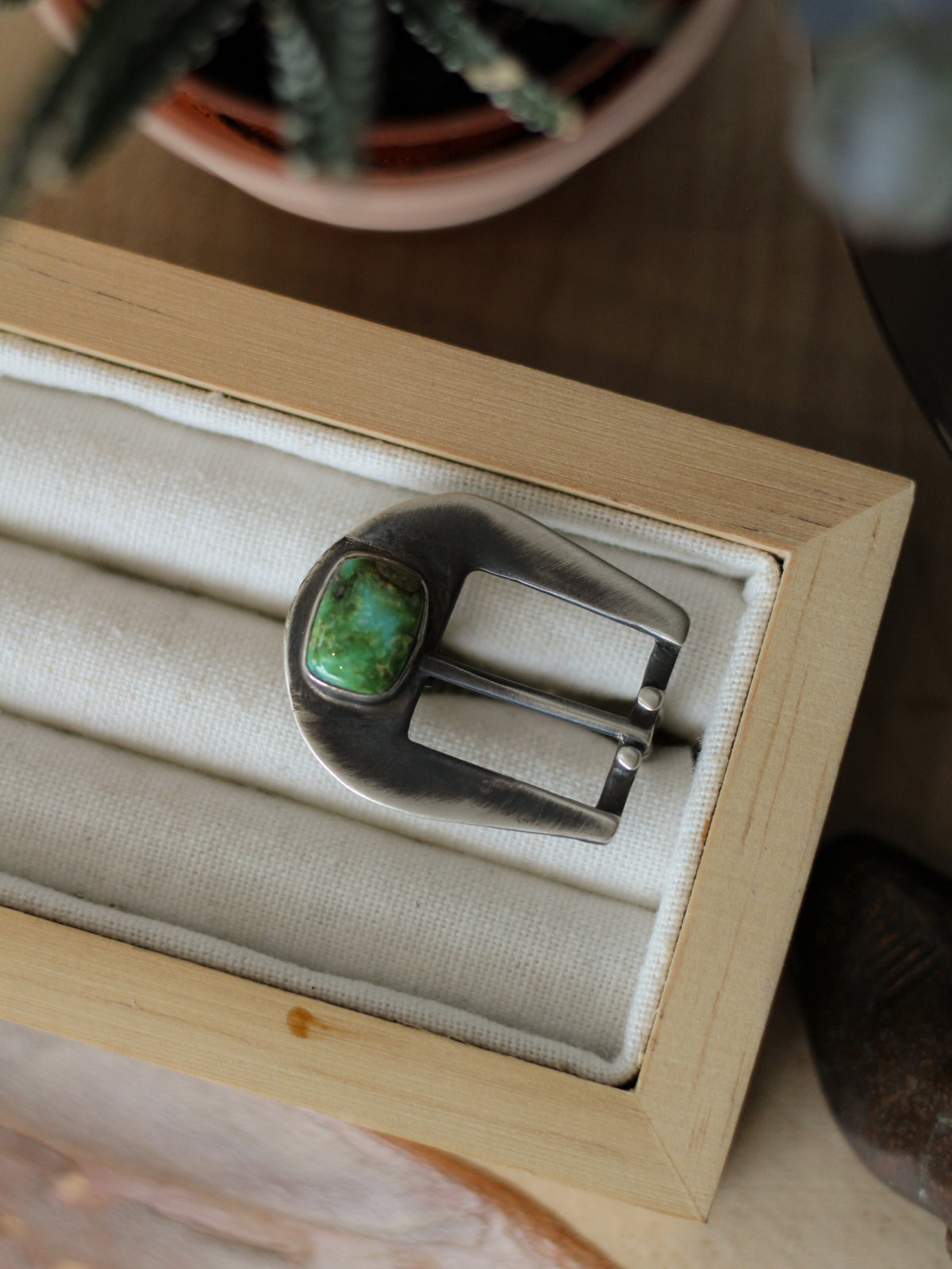 Frazer • Sonoran Gold Turquoise Buckle Ring