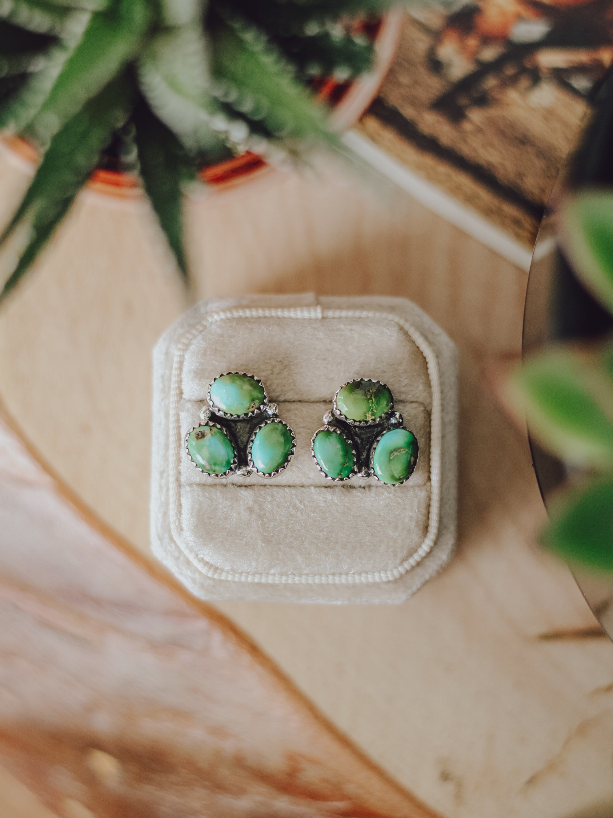 Dixon • Sonoran Gold Turquoise Studs