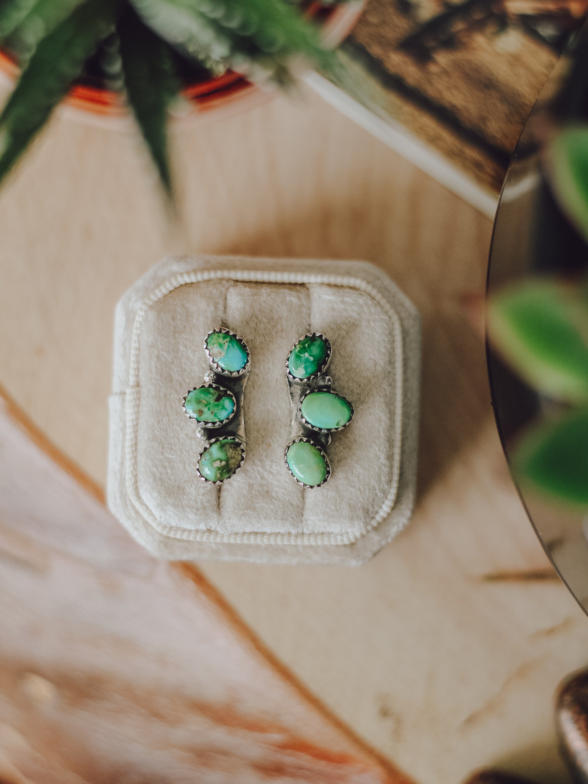 Lucy • Sonoran Gold Turquoise Studs
