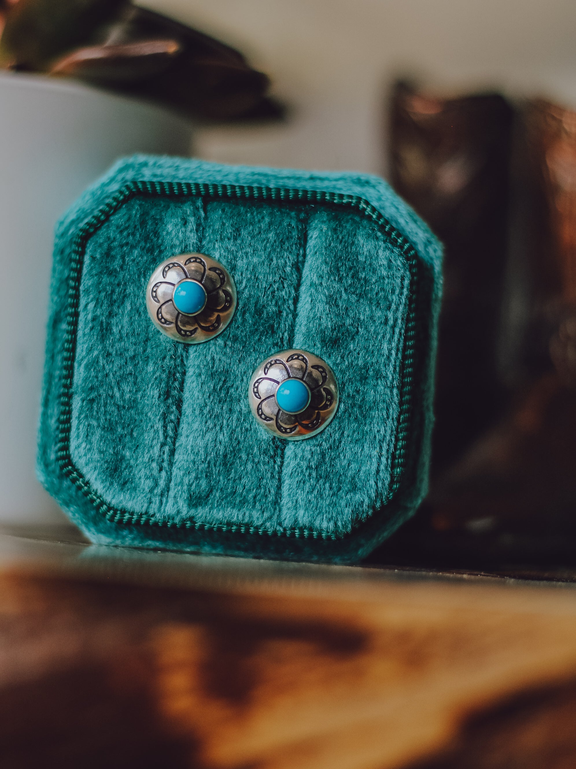 Aster • Turquoise Studs