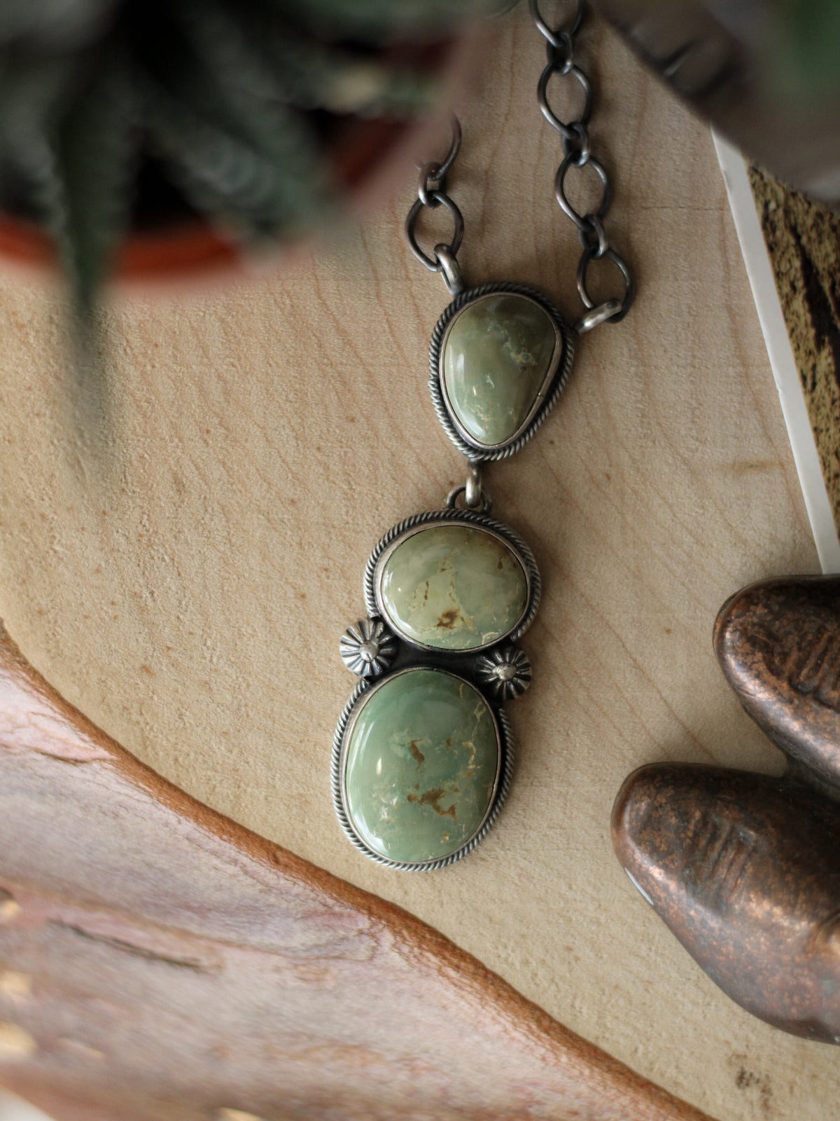 Wiley • Royston Turquoise Drop Necklace