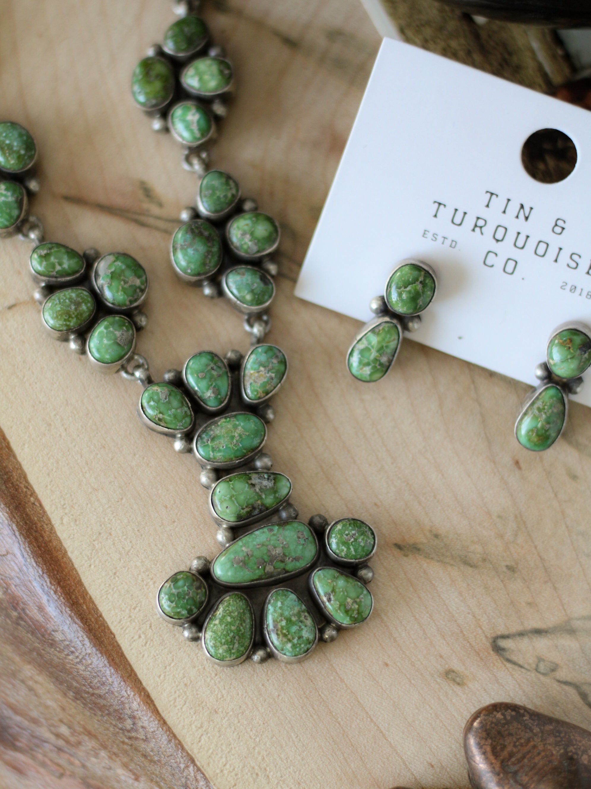 Eastwood • Sonoran Gold Turquoise Cluster Necklace Set