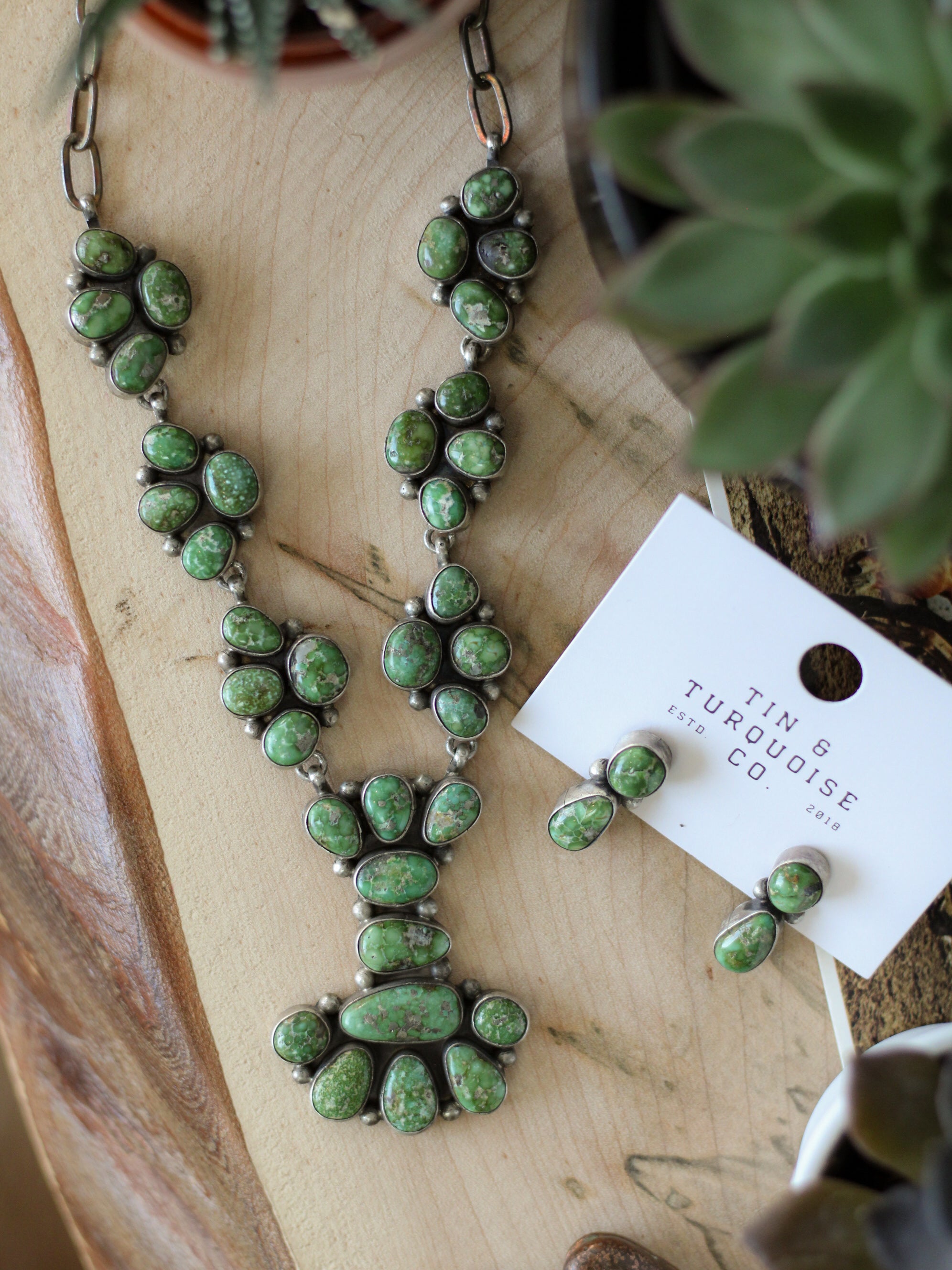 Eastwood • Sonoran Gold Turquoise Cluster Necklace Set
